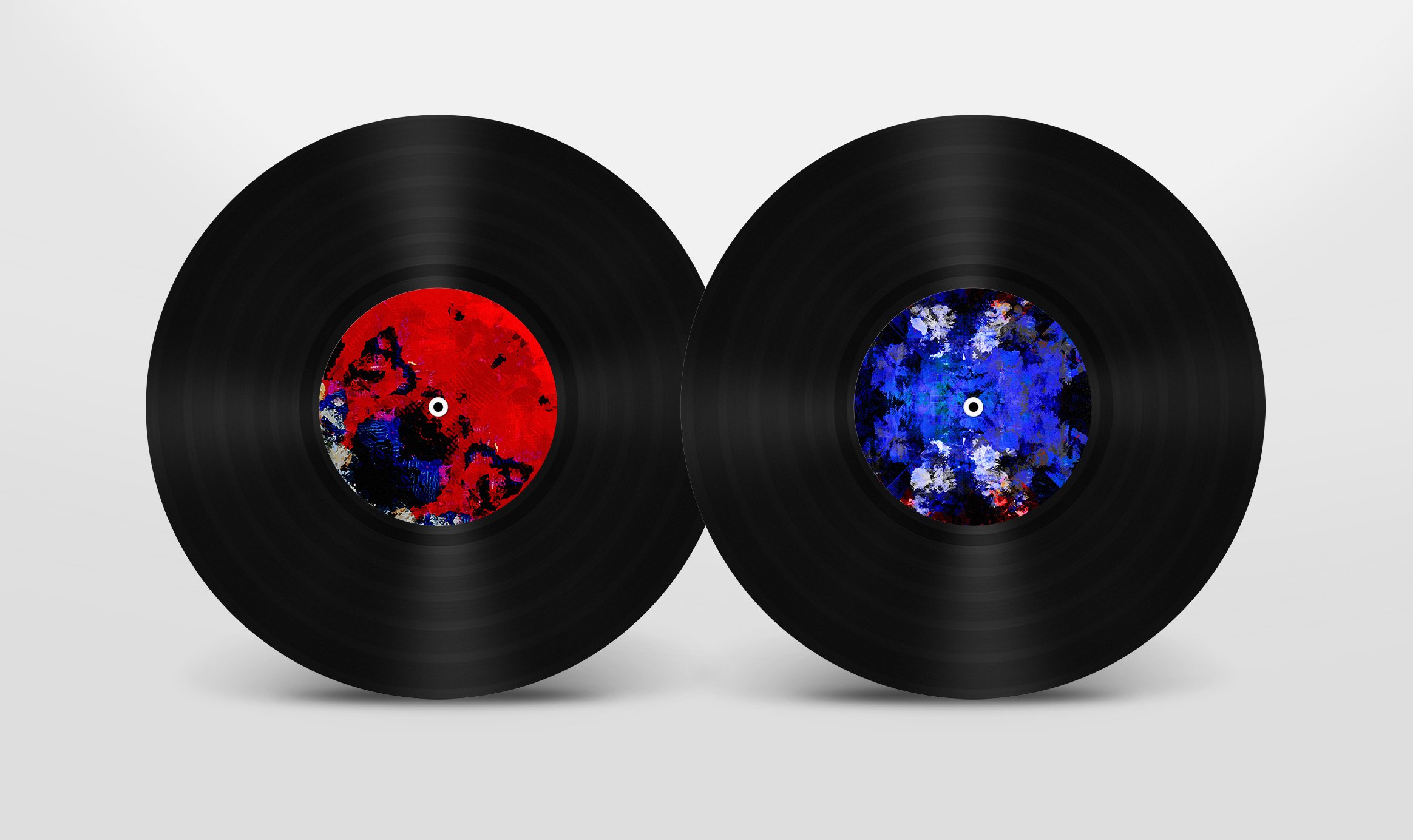 record label design