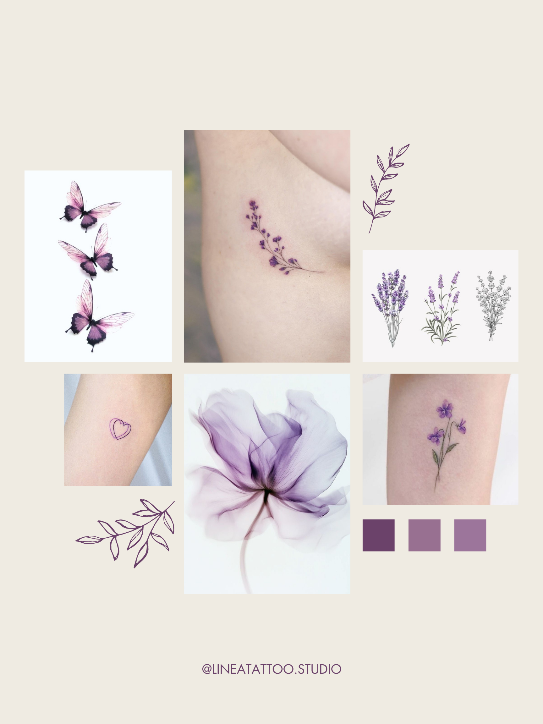 Beige Green Simple Floral Border Spring Sale Poster - 4.png