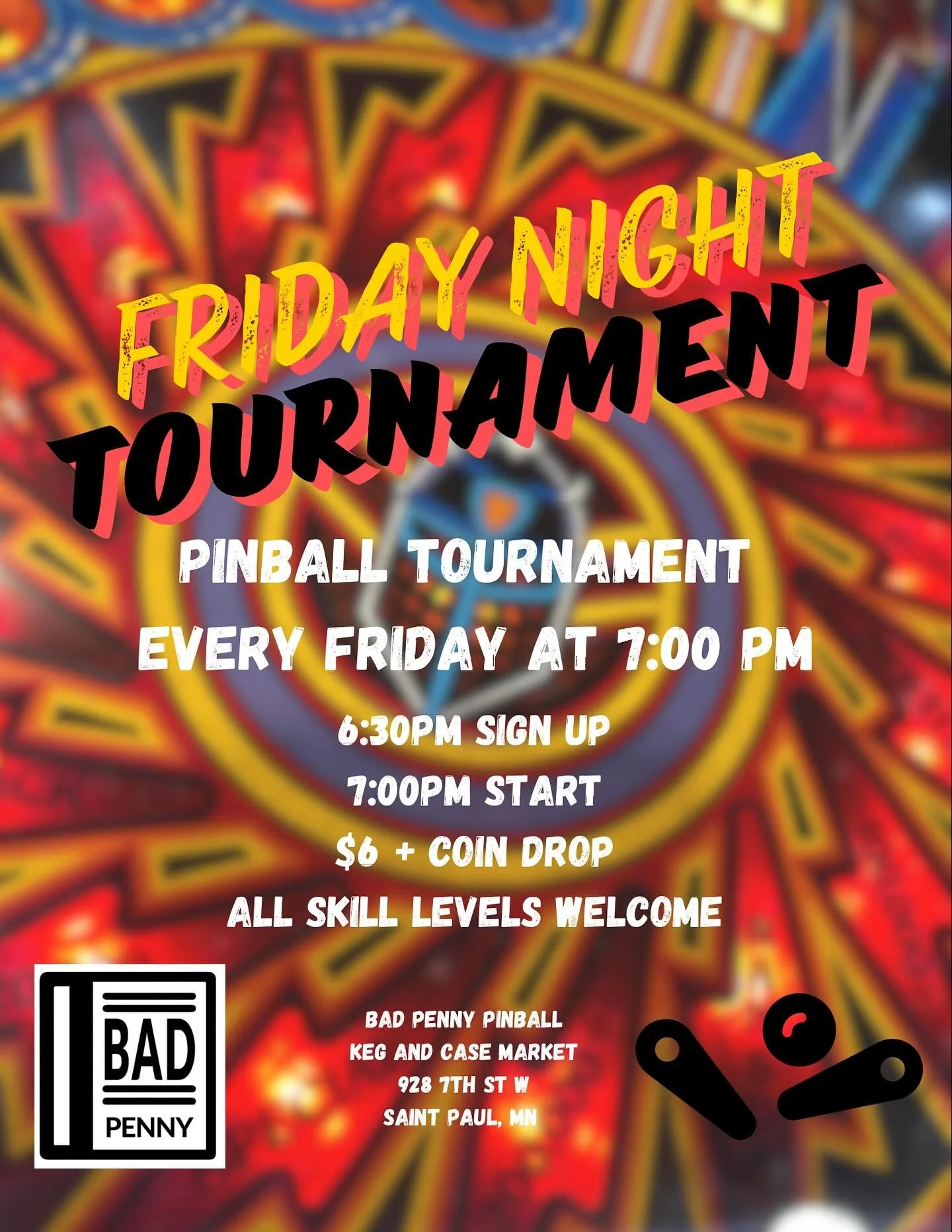 💥IT&rsquo;S TOURNAMENT NIGHT!💥

6:30pm sign up
7:00pm start
$6+ coin drop
Group matchplay from 7-10pm

ALL SKILL LEVELS WELCOME!