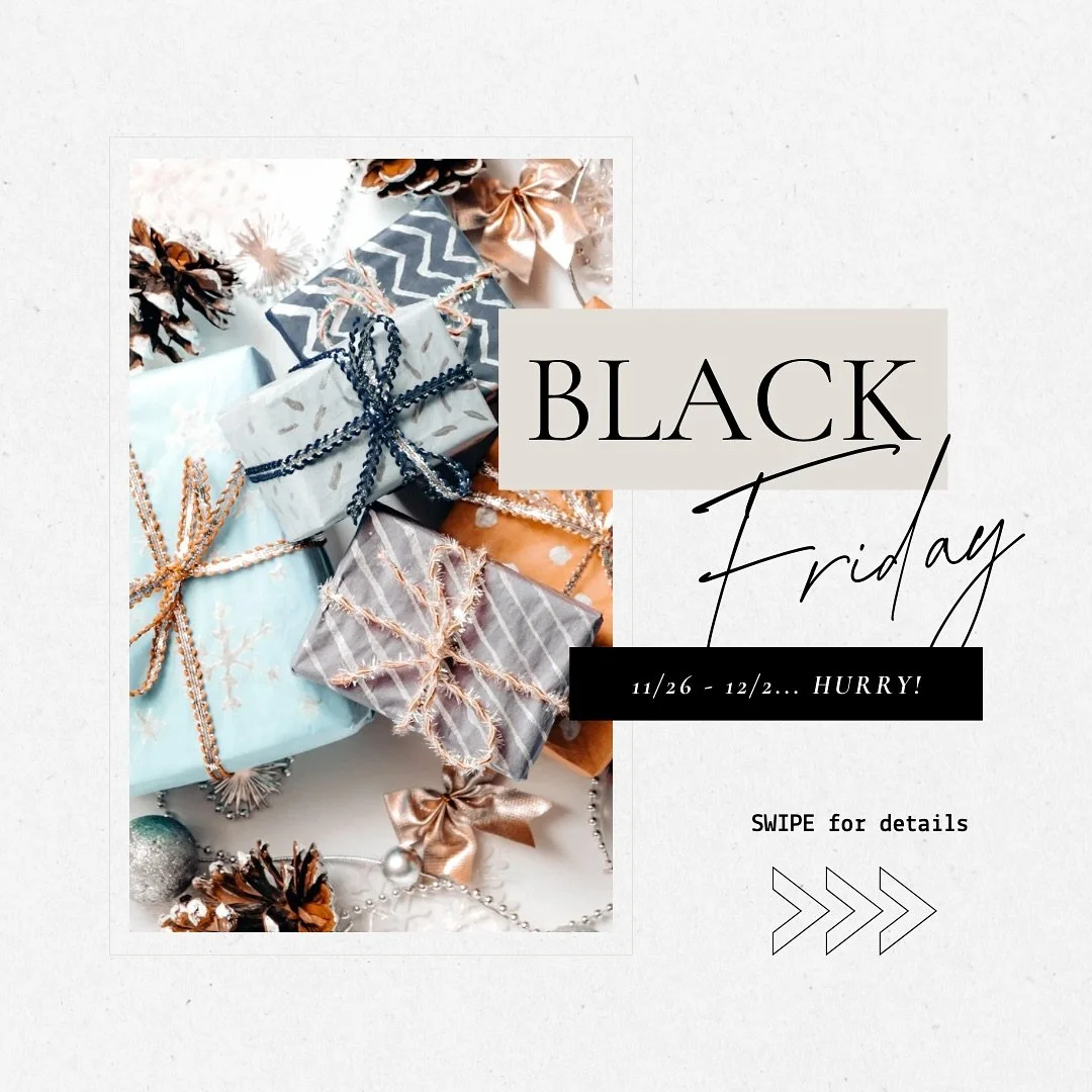 BLACK FRIDAY DEALS!!! 11/26-12/2 only so HURRY before it's too late! 

🎁 25% off ALL in stock Epionce products 
✨ Go to my website to see all available products, descriptions, and pricing (all prices listed before the discount). The discount cannot 