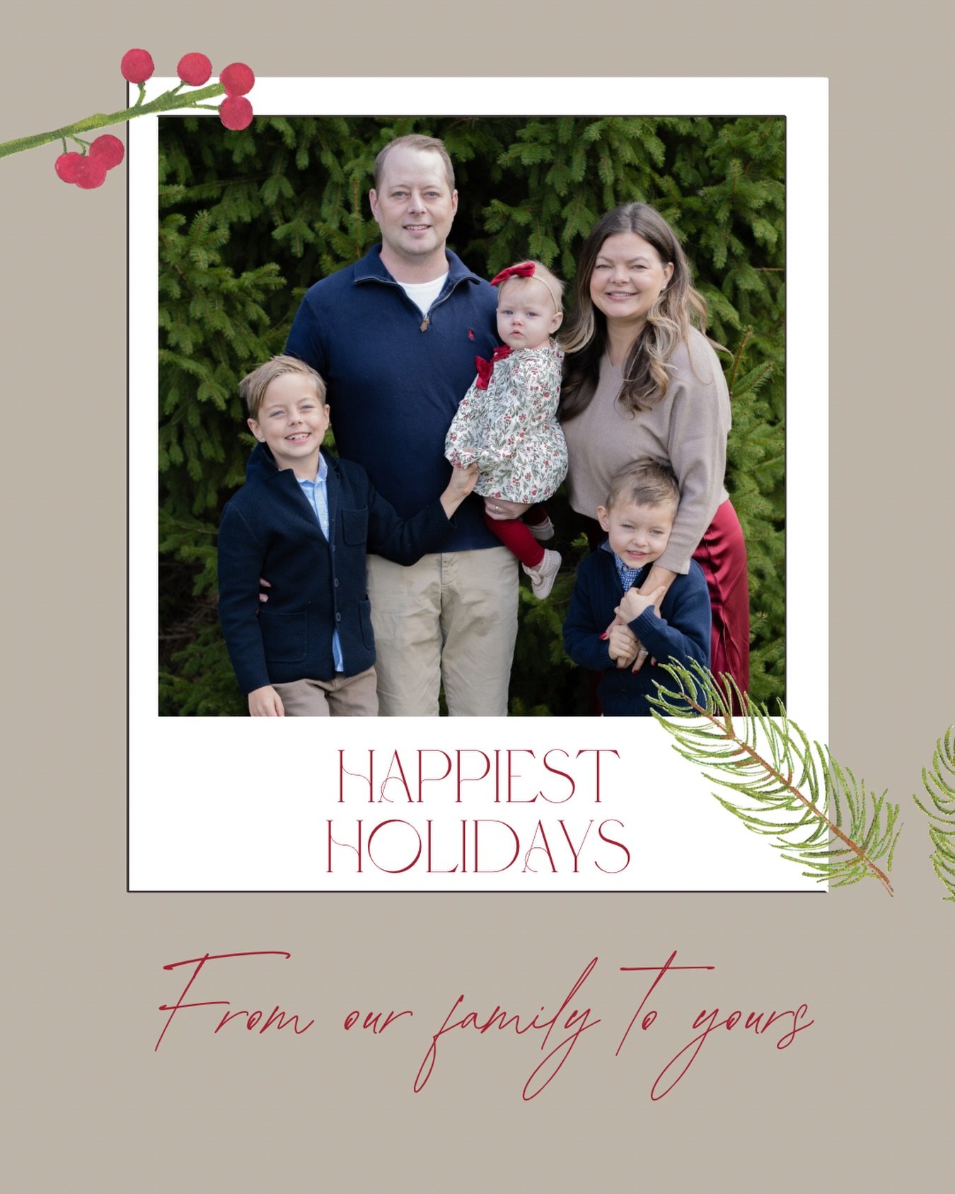 To all of our amazing patients who trust us to care for you, thank you. It brings us so much joy and we are forever grateful. 

See you in the New Year!