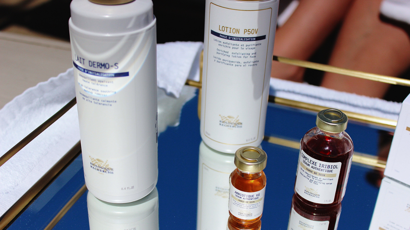 Biologique Recherche skincare in the sun at Chateau de la Beauté.png