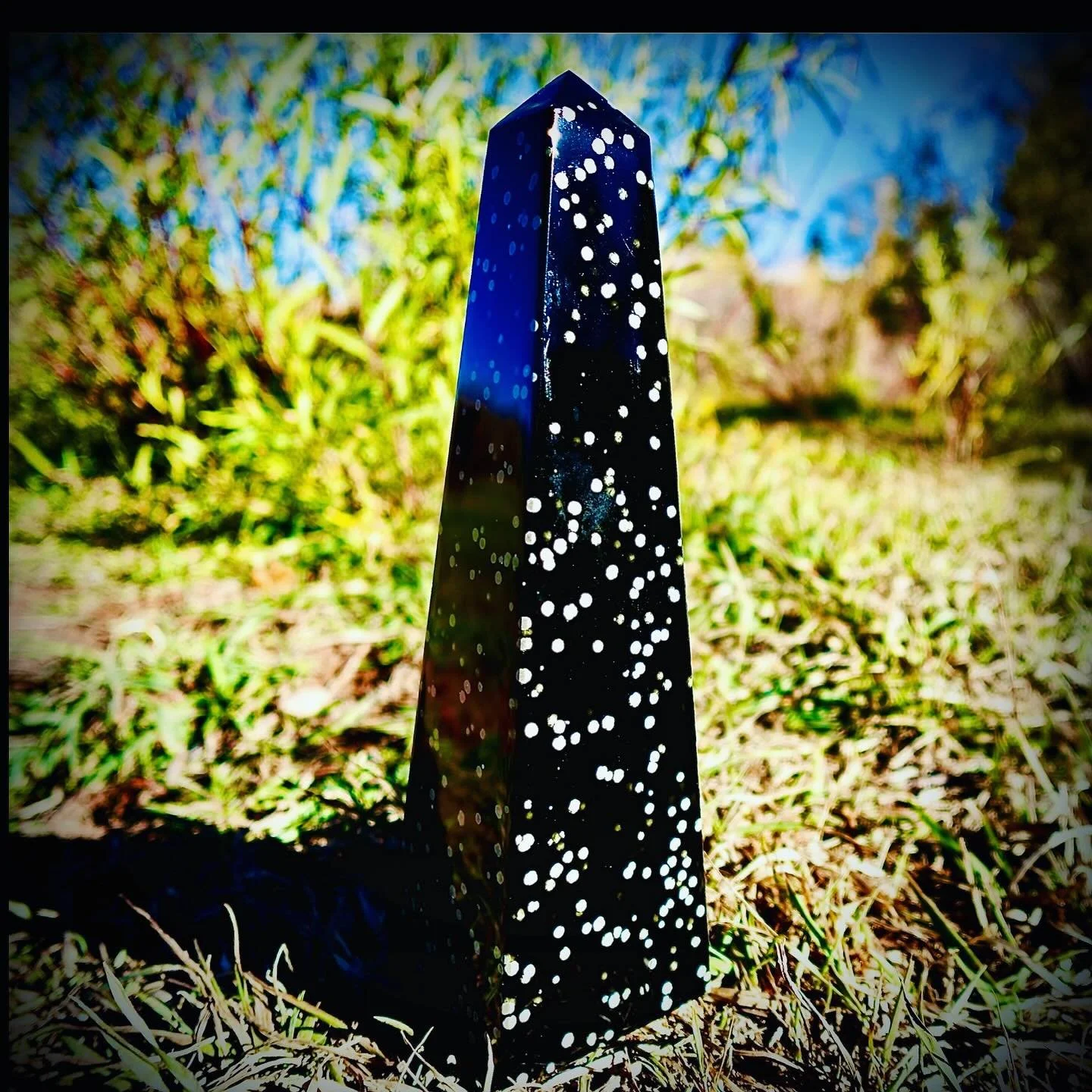 Stardust obsidian very cool. #obsidian #crystallove #pneuma #spirit