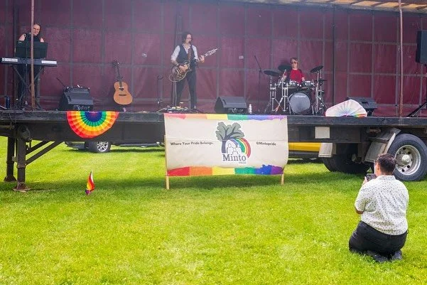 New pics from our @mintopride show during Pride Month! 😎🎶🌈🏳️&zwj;⚧️

Had a blast! Thanks again to all of the amazing organizers and volunteers 😀💜