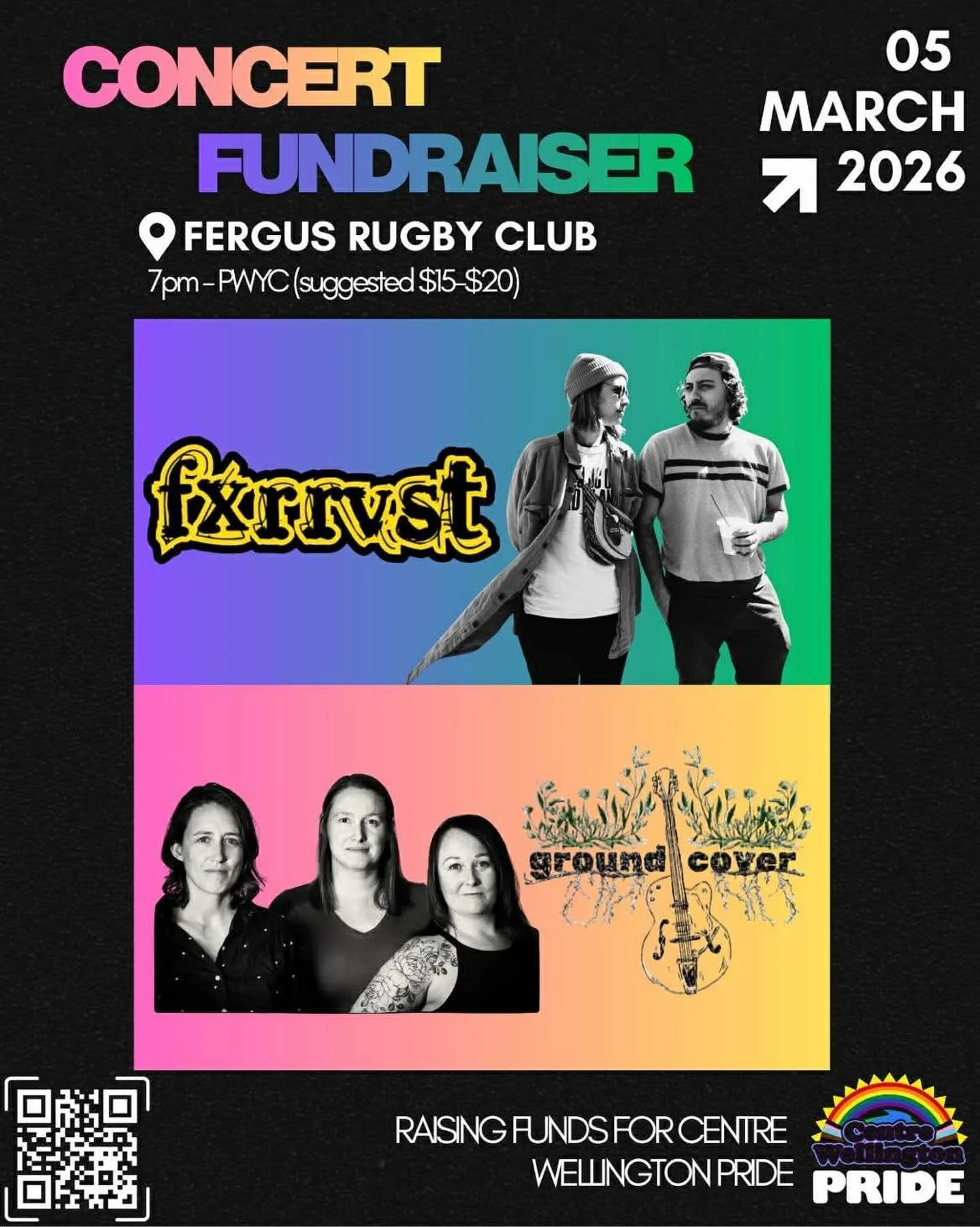 Join us for CW Pride Live Music! 🌈🎵

Thursday, March 5th
7:00 PM - 10:00 PM
160 Albert St W
Fergus, ON N1M 2W5
 Celebrate queer joy, visibility, and community with local Queer artists and neighbours in Centre Wellington. Your presence helps us crea