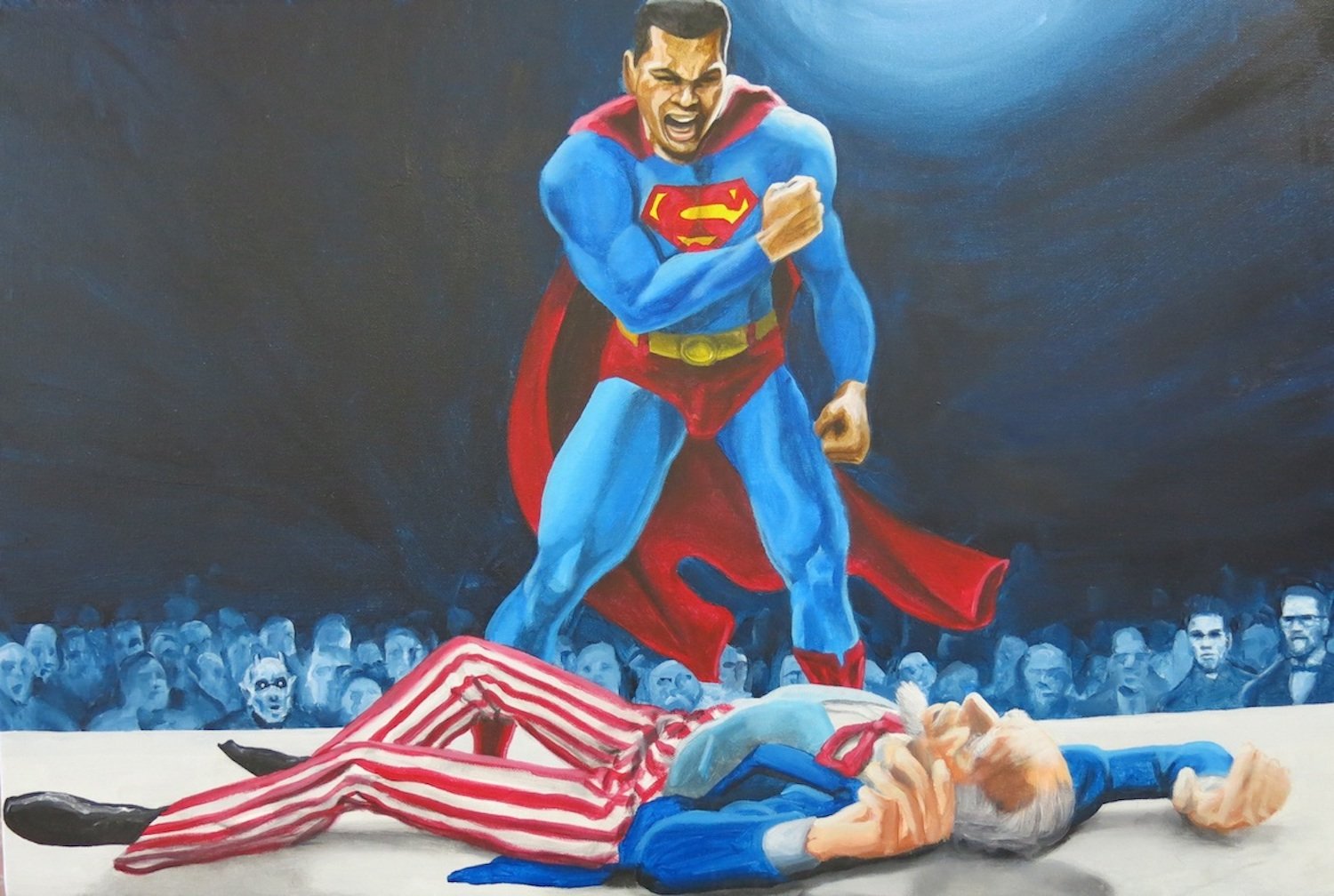 Ali_vs_Sam_Acrylic on canvas, 24%22 x 36%22_2014.jpg