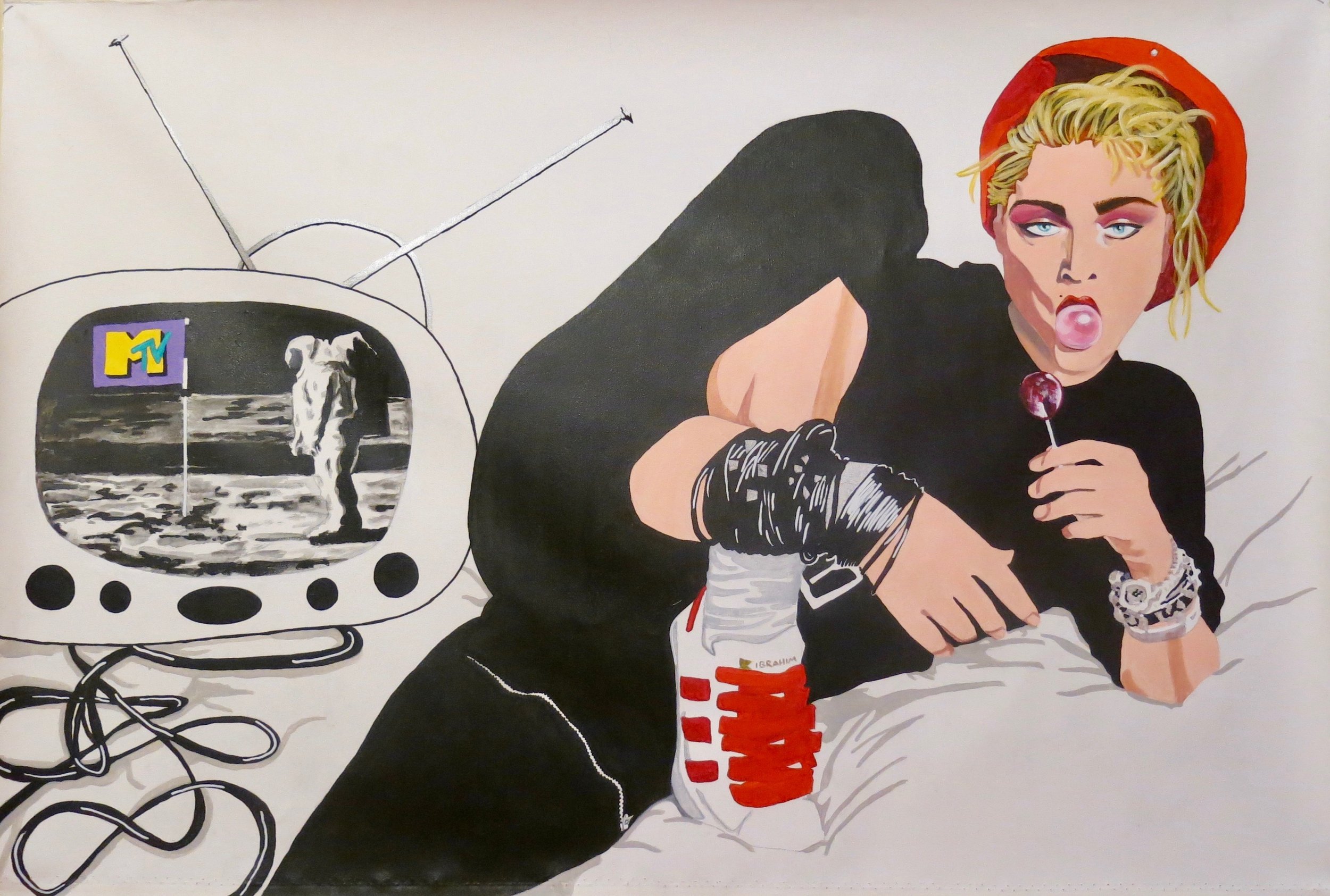 Into The Groove, 48%22 x 33%22, acrylic and ink on unstretched canvas, 2022 copy.jpeg