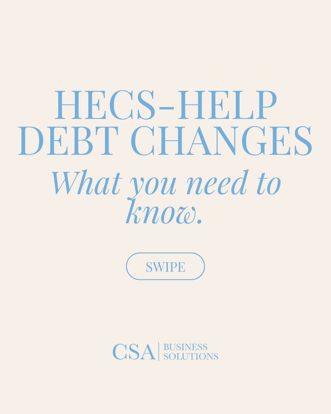 Heads up for employers! 👋

 With HECS-HELP debt changes taking effect from September, your staff&rsquo;s net wages may look different &mdash; especially if you have automatic direct debits set up.

💡 It&rsquo;s a good time to check your payroll set