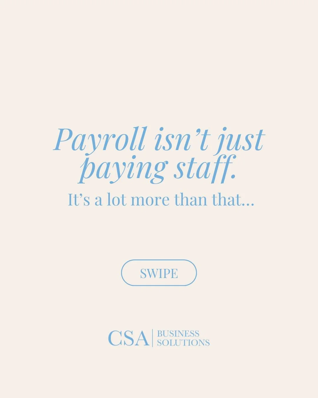 Payroll is more than just hitting &ldquo;process pay run.&rdquo;

It&rsquo;s awards, entitlements, super, reporting, classifications, and making sure everything lines up properly behind the scenes.

We often hear, &ldquo;My staff are getting paid, so