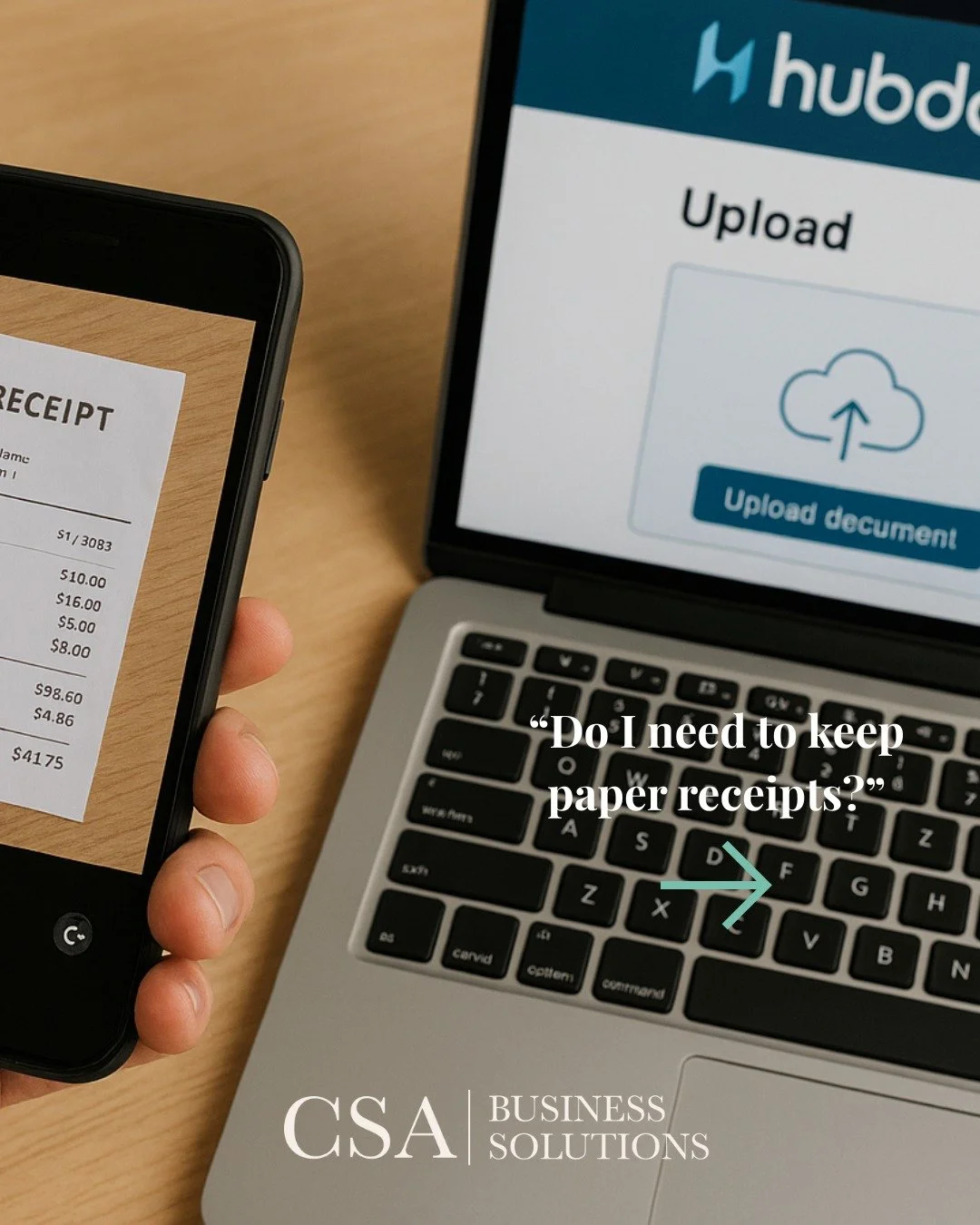 🤍 Client FAQ of the Month

This month&rsquo;s most-asked question:
&ldquo;Do I need to keep paper receipts?&rdquo;

Short answer: No &mdash; as long as you keep clear, readable digital copies.

The ATO accepts digital records, which means:

✔️ Scann