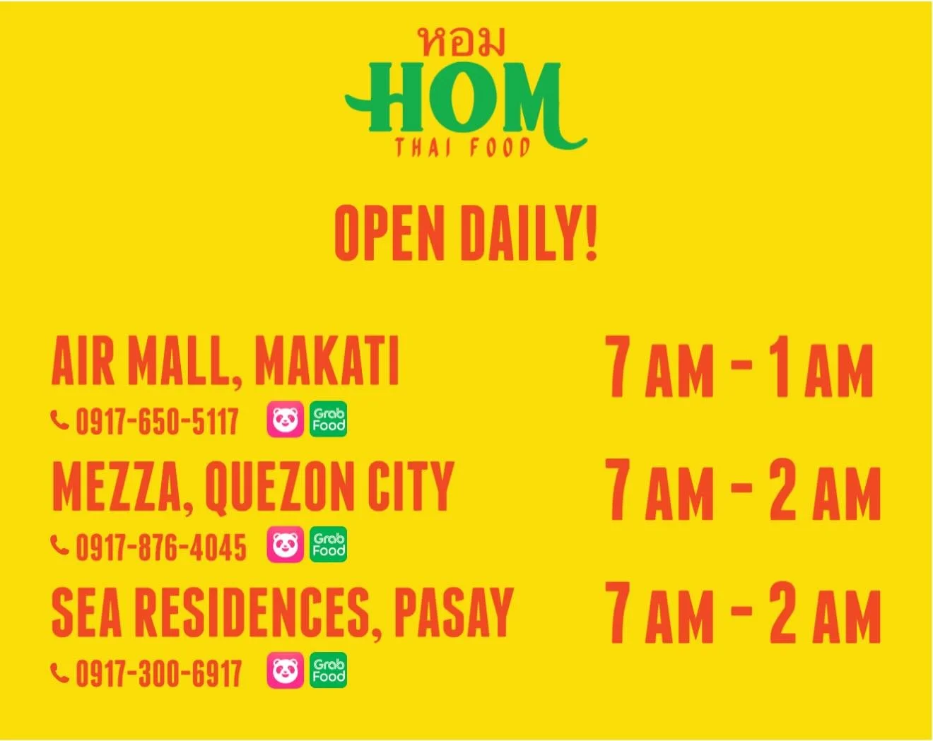 Our updated branch store hours! 🙏🏾