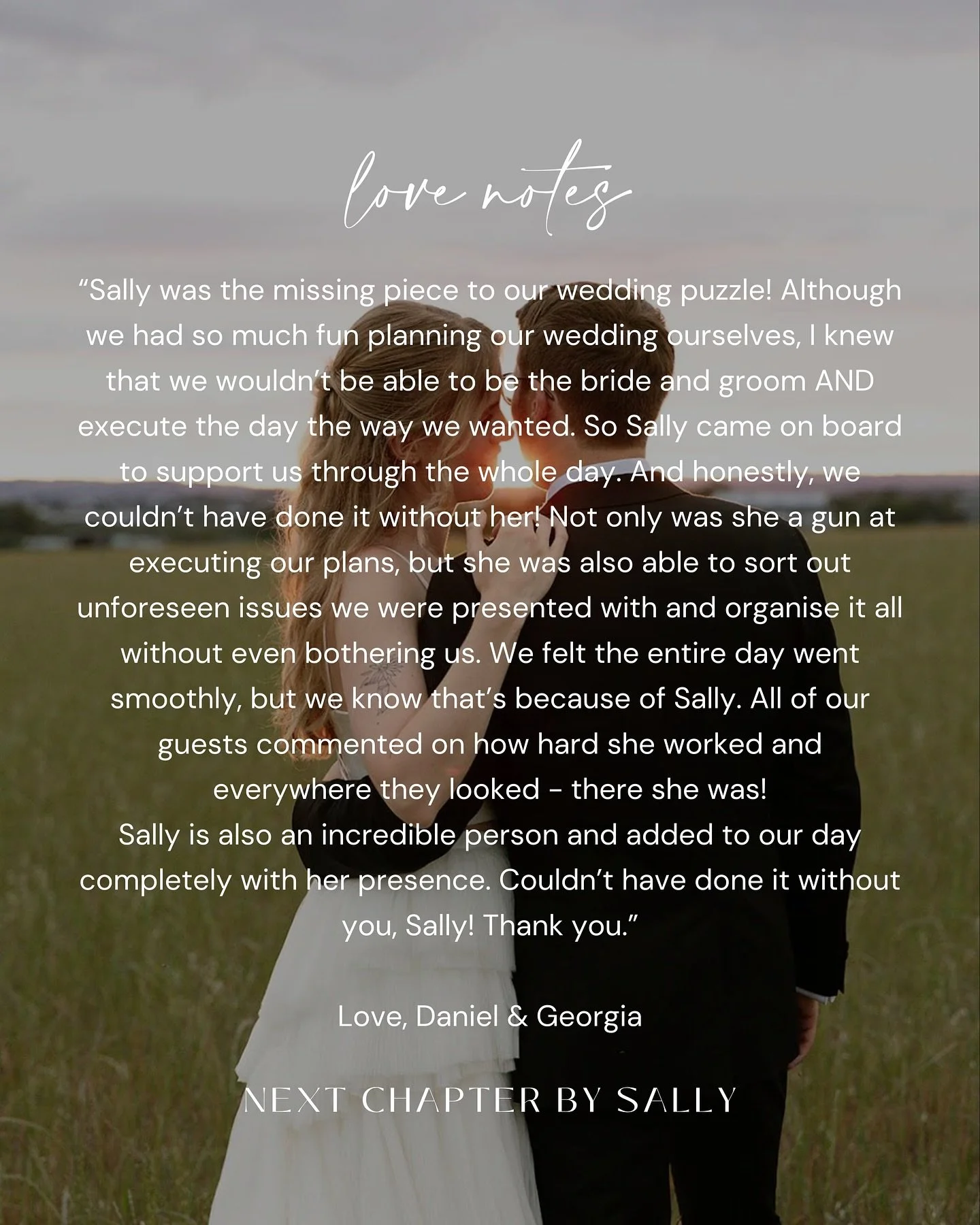 Beautiful words from the lovely Daniel and Georgia! It was such a joy to be part of your amazing day x

#weddingcoordinator #adelaidewedding #2025bride