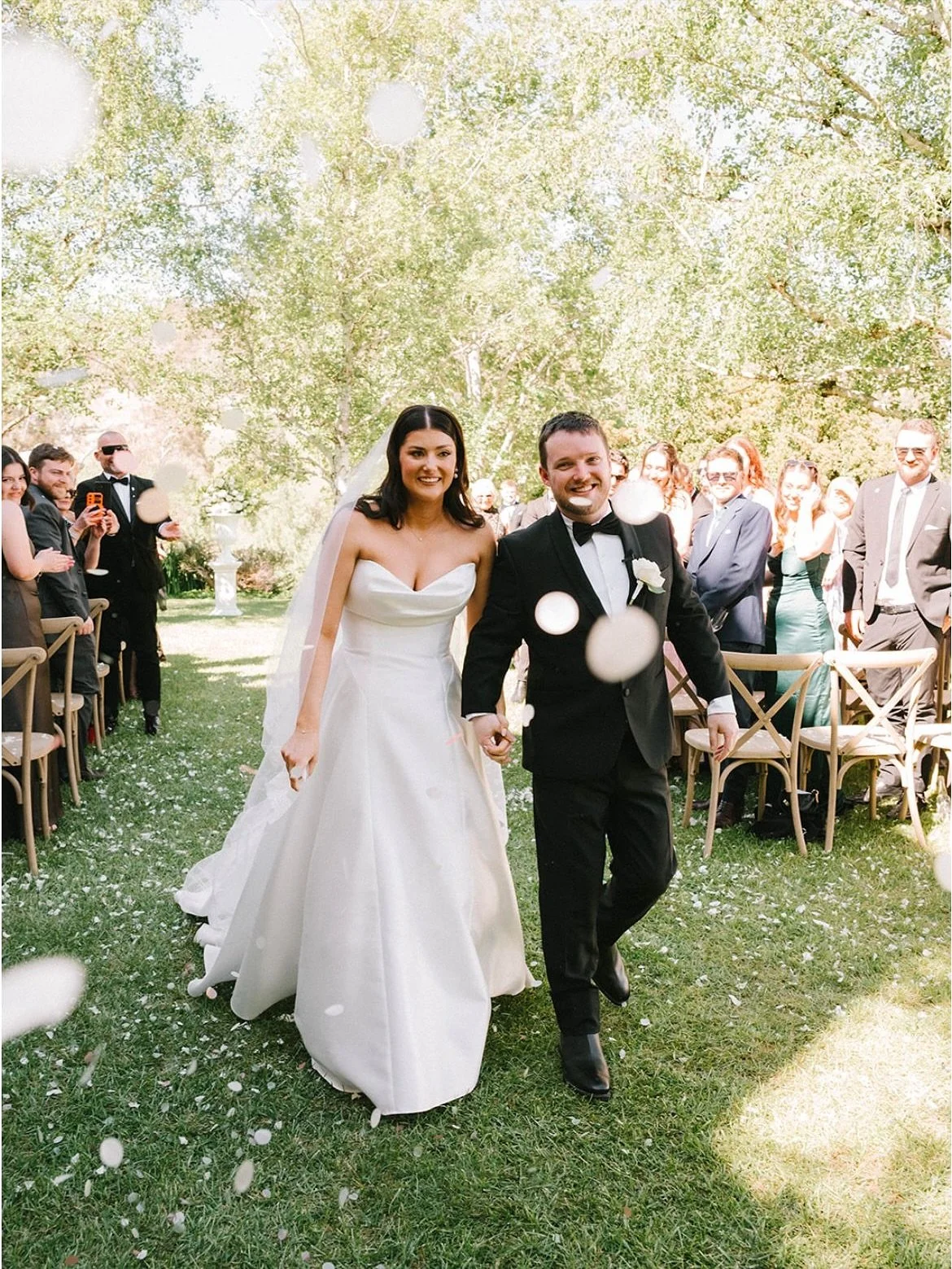 The sunshine that greeted the bride on Saturday, November 1st, was a welcome blessing after Adelaide&rsquo;s recent stretch of wild, unpredictable weather. The skies had been up and down like a yo-yo, but on this morning, all that mattered was the br