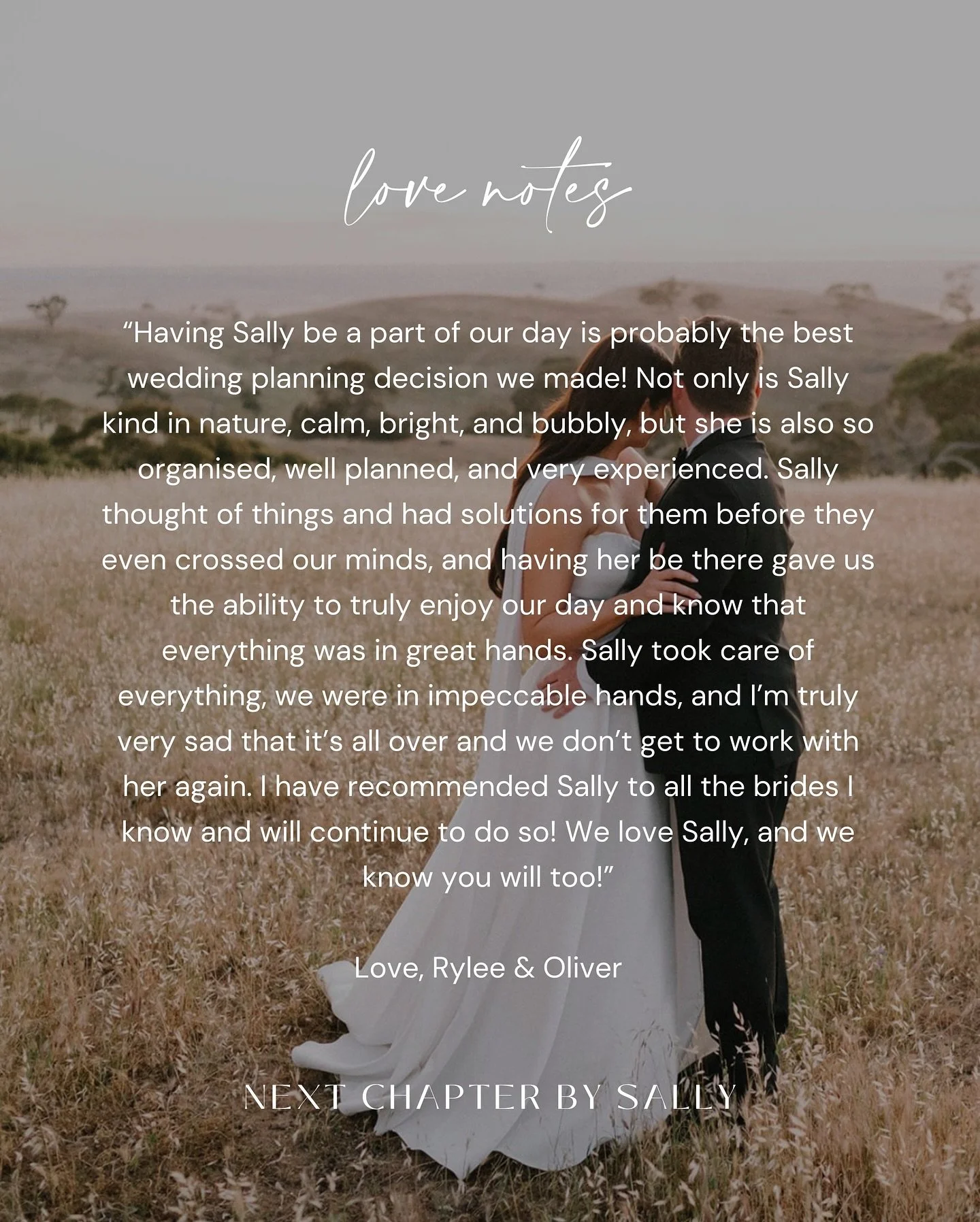 Kind words from the gorgeous Rylee and Oliver. Loved being part of your day and adding a touch of magic! ✨

Sally x