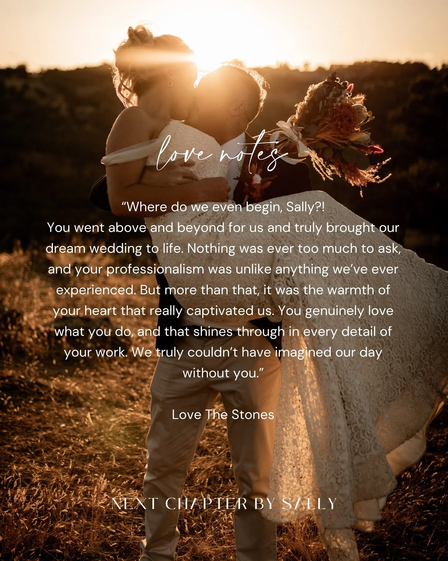 So grateful to the Stones for letting me be part of their day! It was a joy to help bring their wedding to life and see everything come together perfectly.

#lovenotes #WeddingCoordinator #nextchapterbysally #adelaidewedding