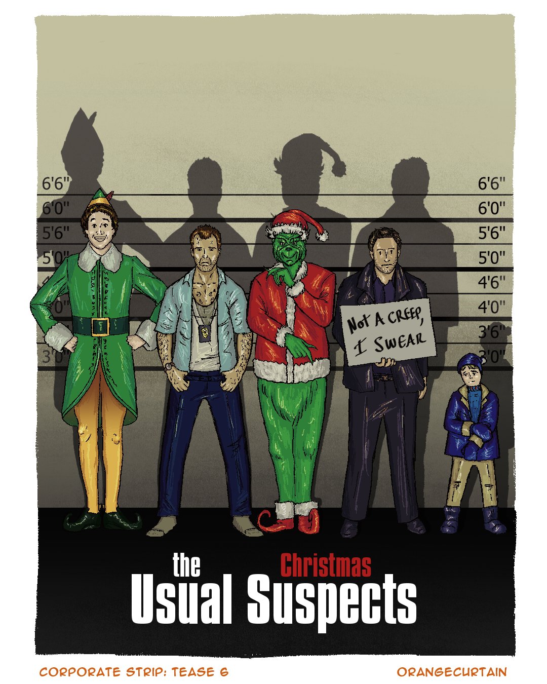 The Corporate Strip: Tease 6 - The Usual Christmas suspects