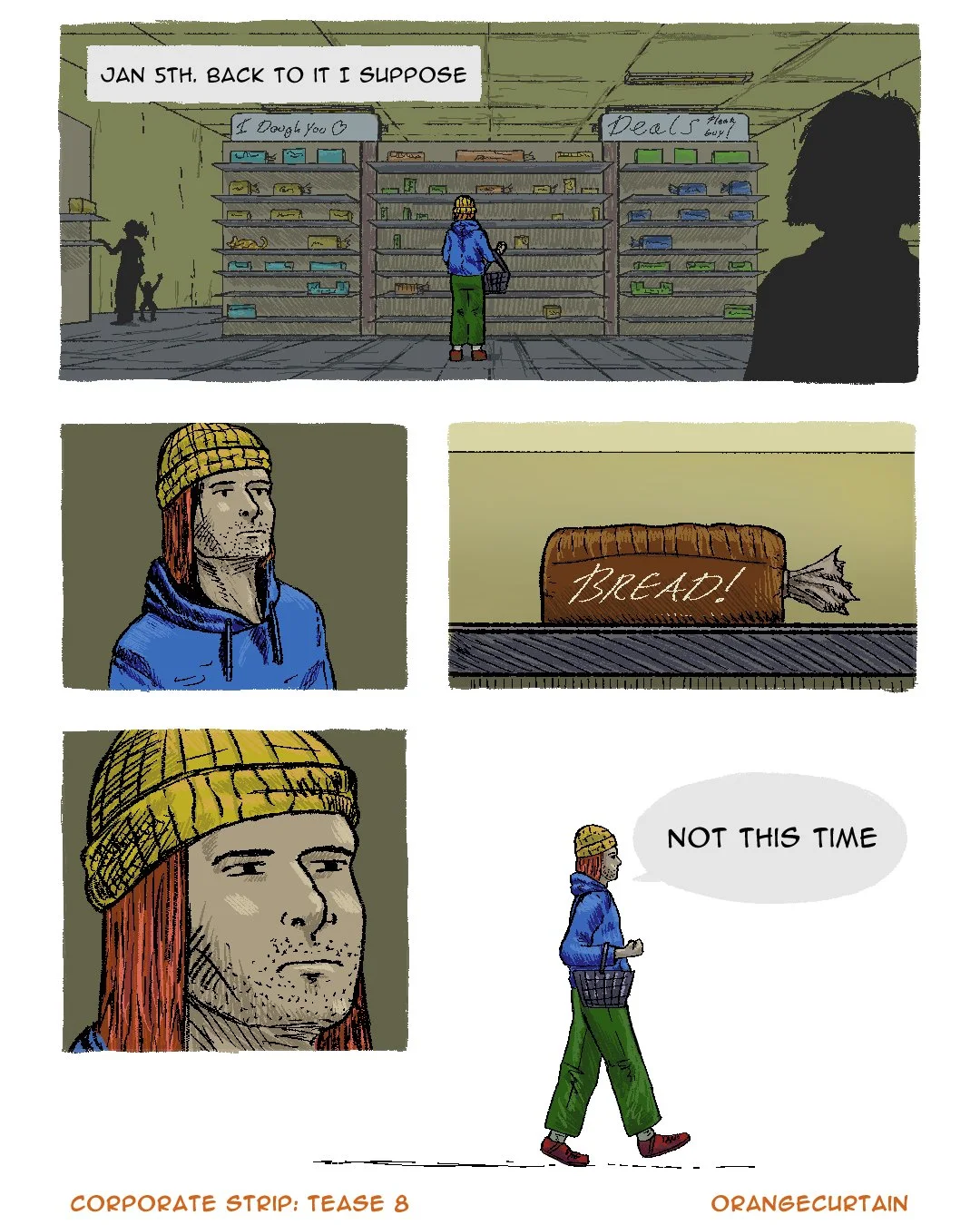 The Corporate Strip: Tease 8 - Get that bread