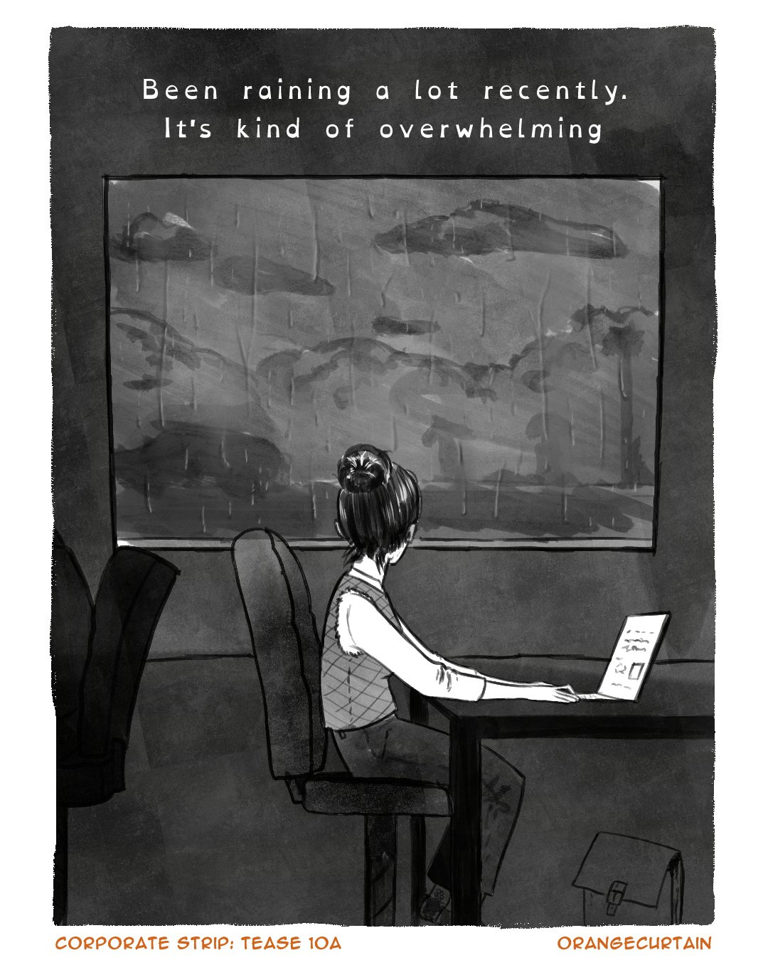 The Corporate Strip: Tease 10 - The Rain