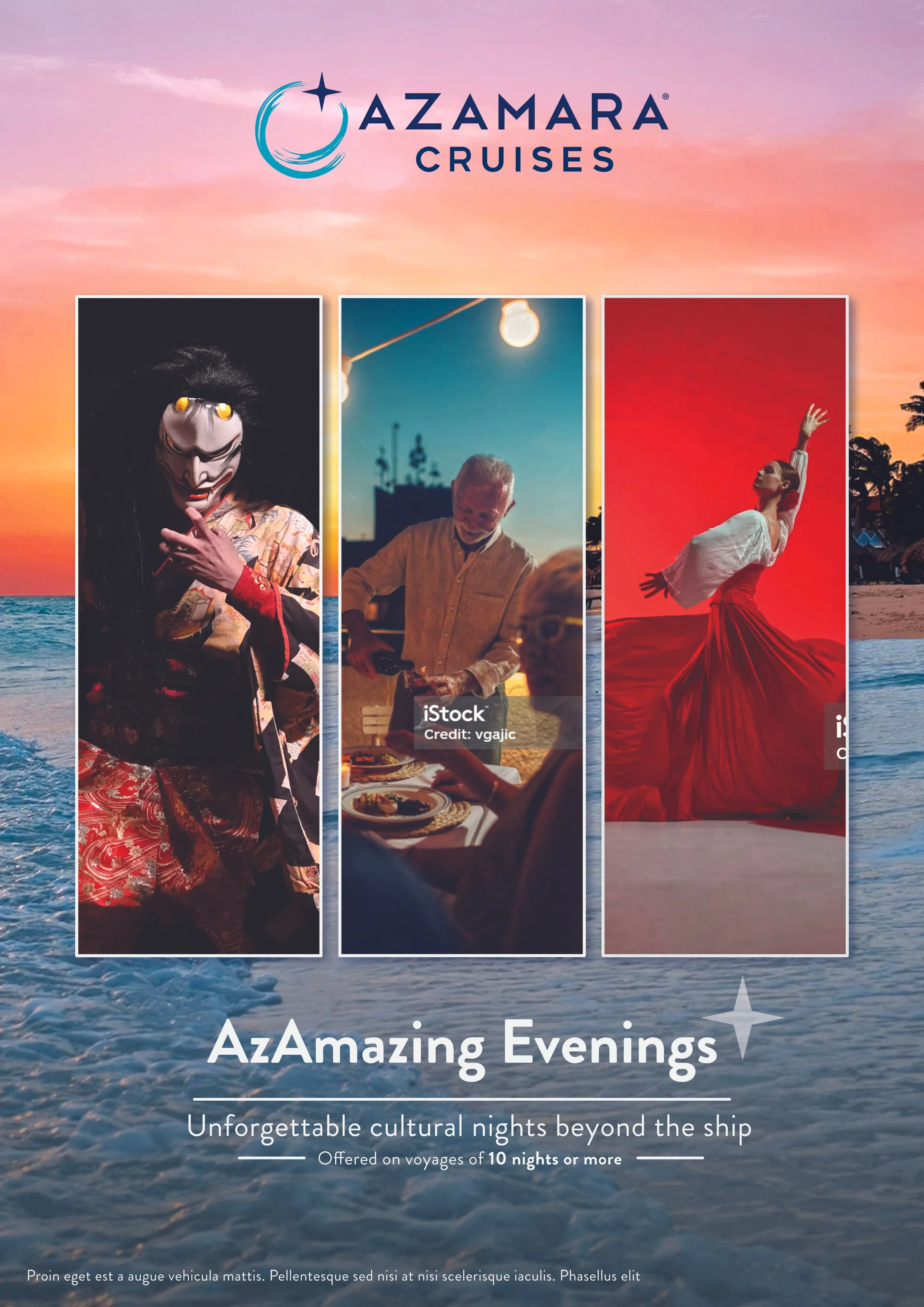 Azamara Cruises cover mockups