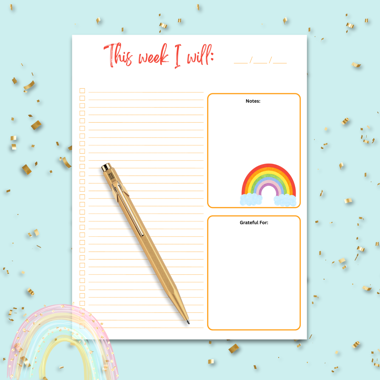 Rainbows - This Week I Will