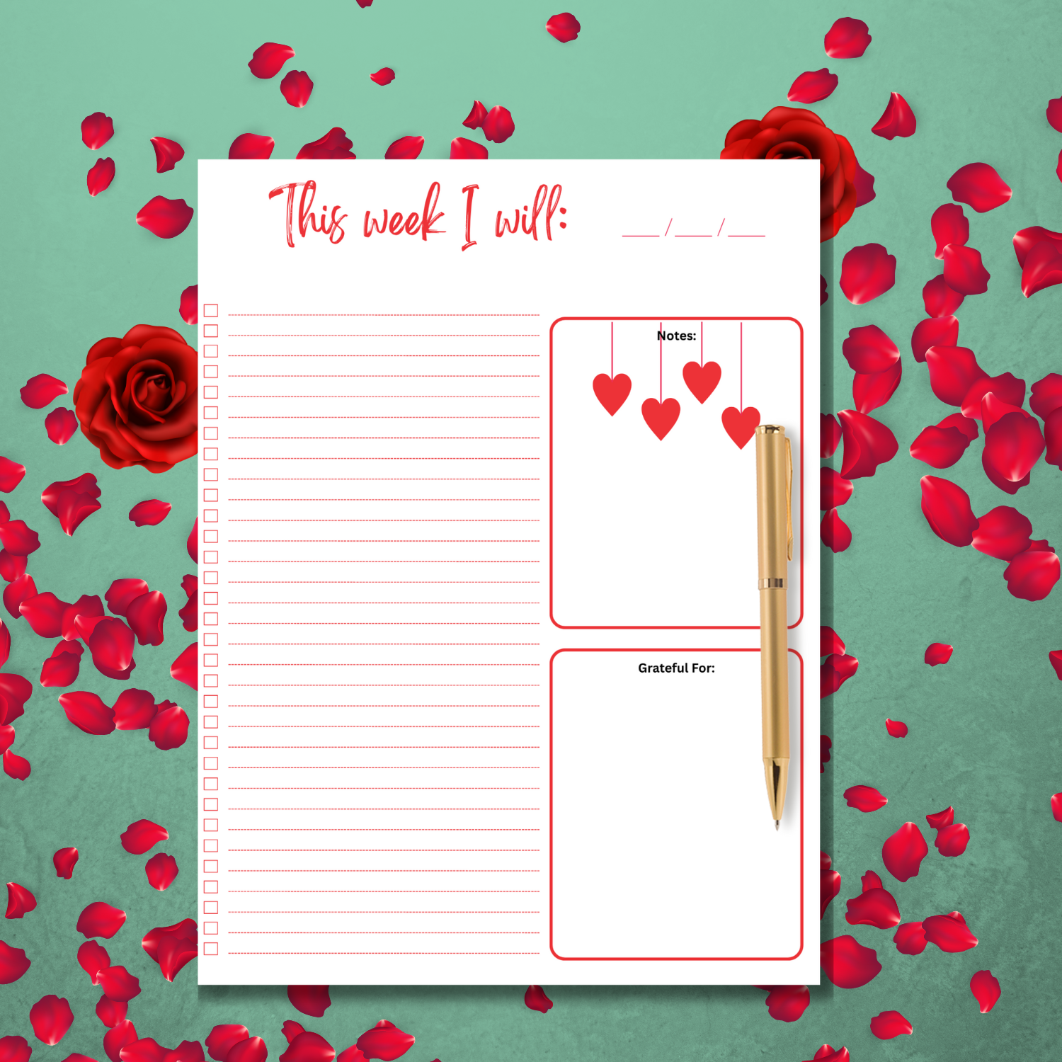 Hearts This Week I Will