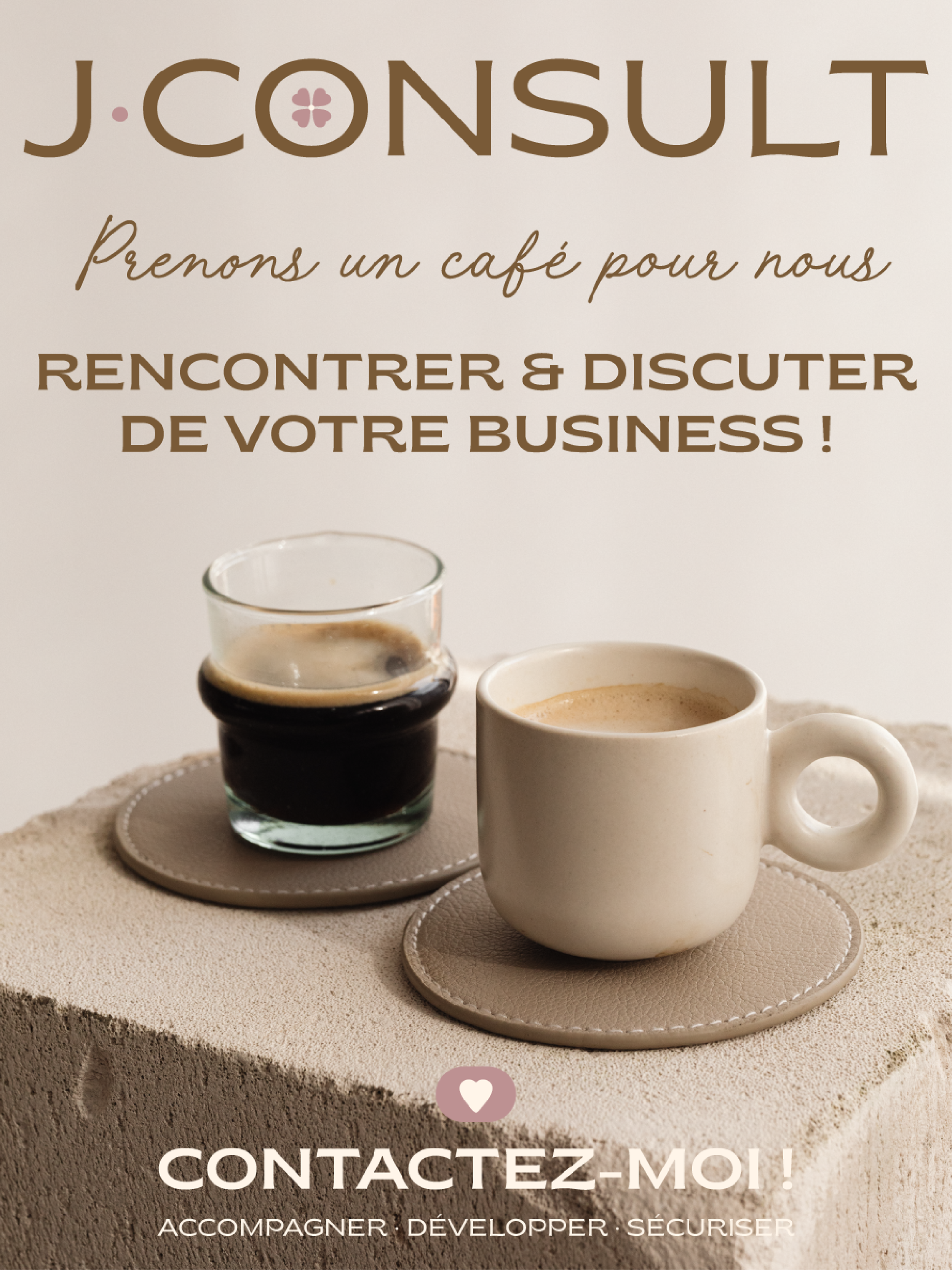 Visuel de communication Instagram pour J'Consult