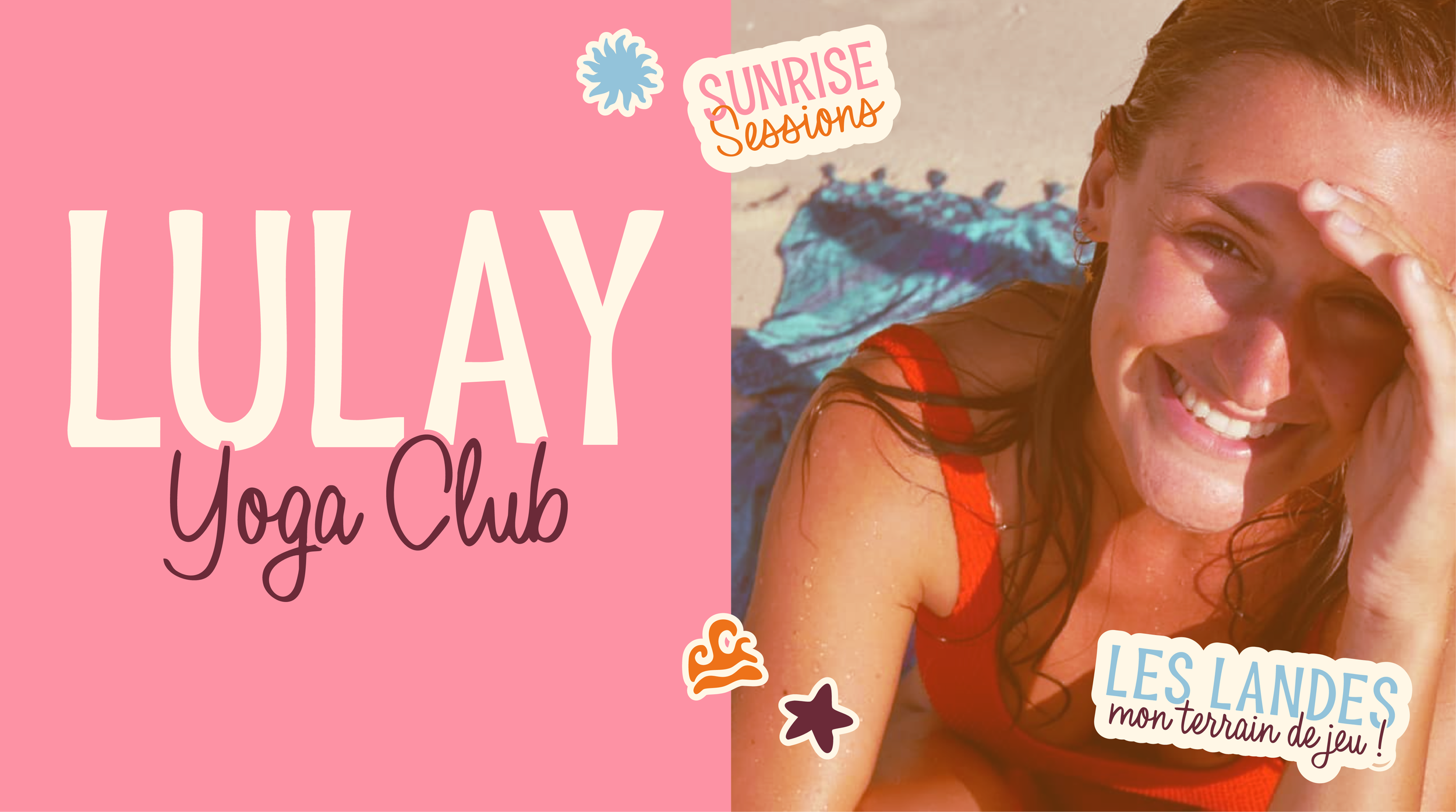 Exemples de visuels pour Logotype de Lulay Yoga, prof de yoga dans les Landes