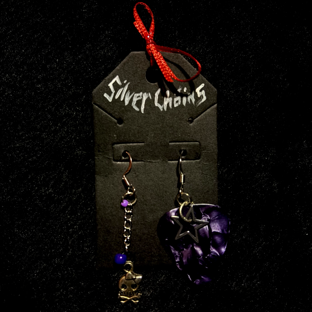 "Purple Punk" Earring Set