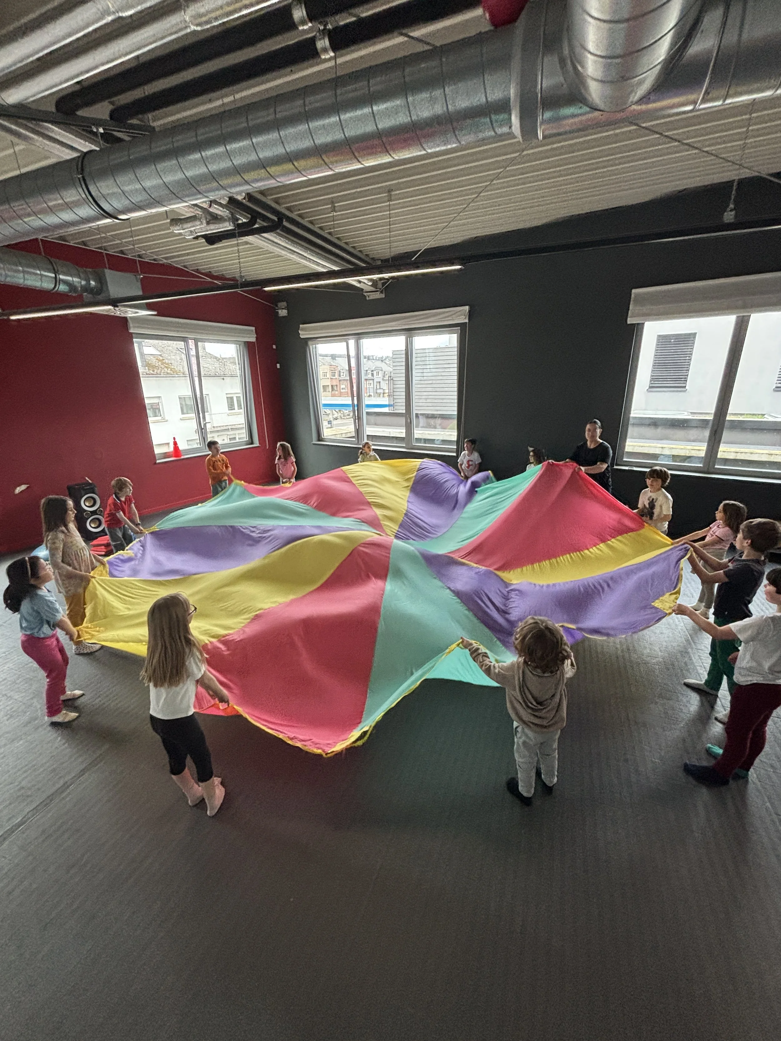 parachute, fun games
