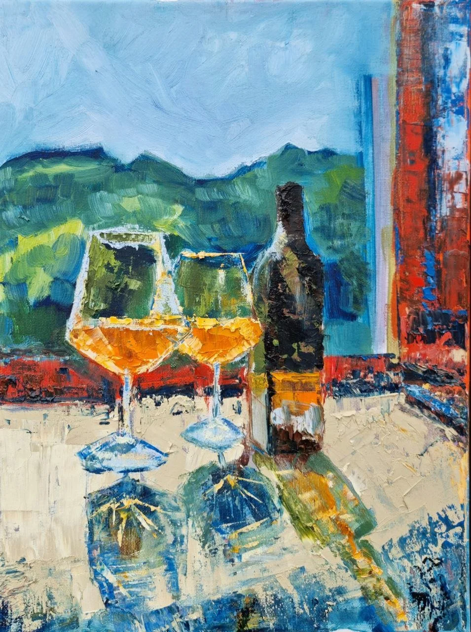 2025, Oil on canvas, 30 × 40 cm