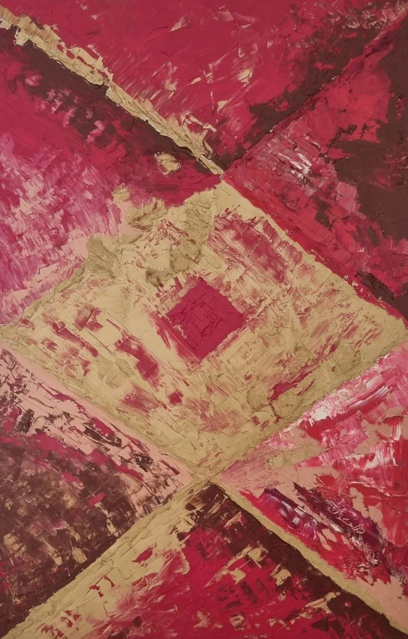 Inguz, 2024, Oil on canvas, 100 × 140 cm