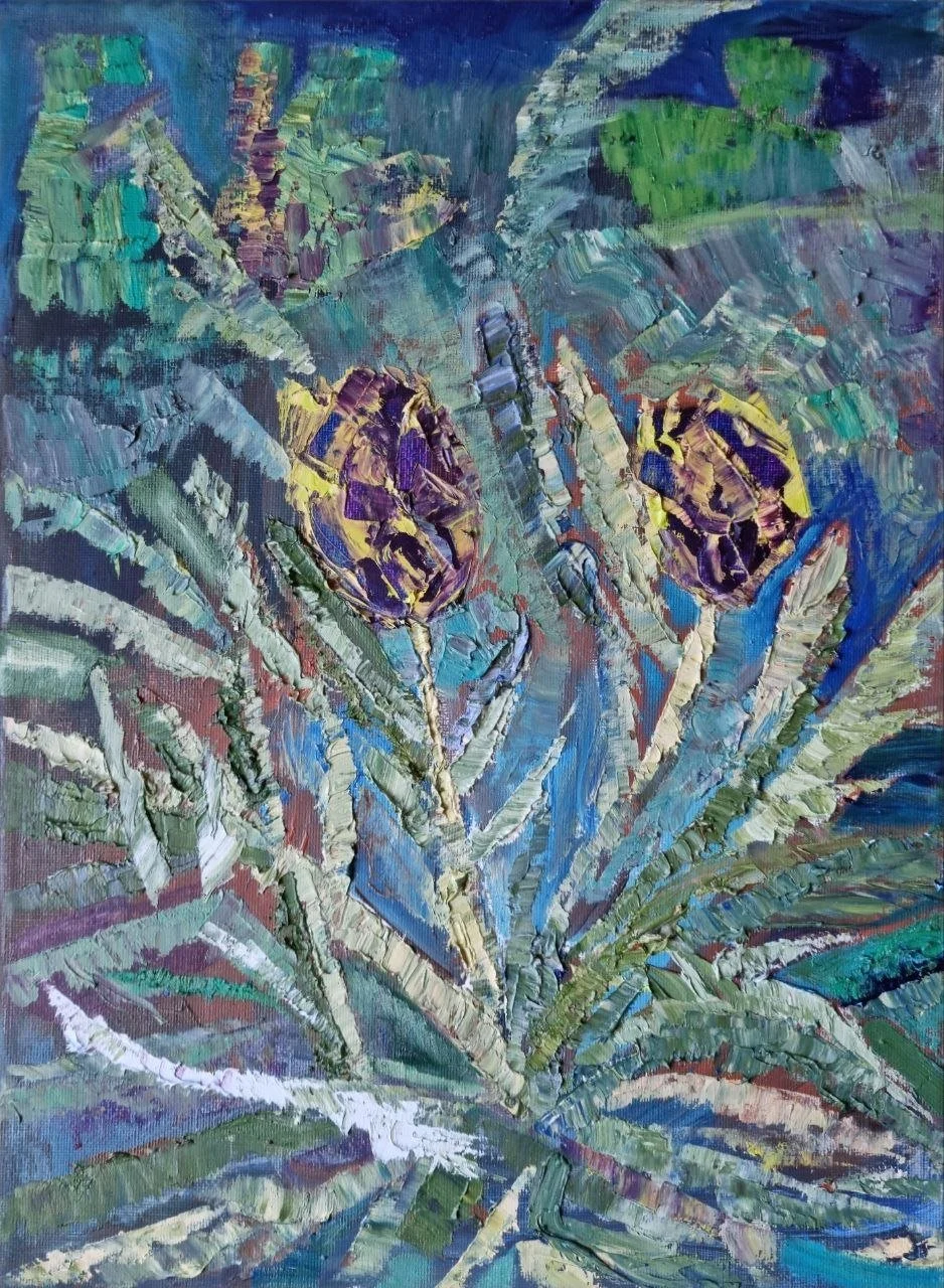 2024, Oil on canvas, 30 × 40 cm