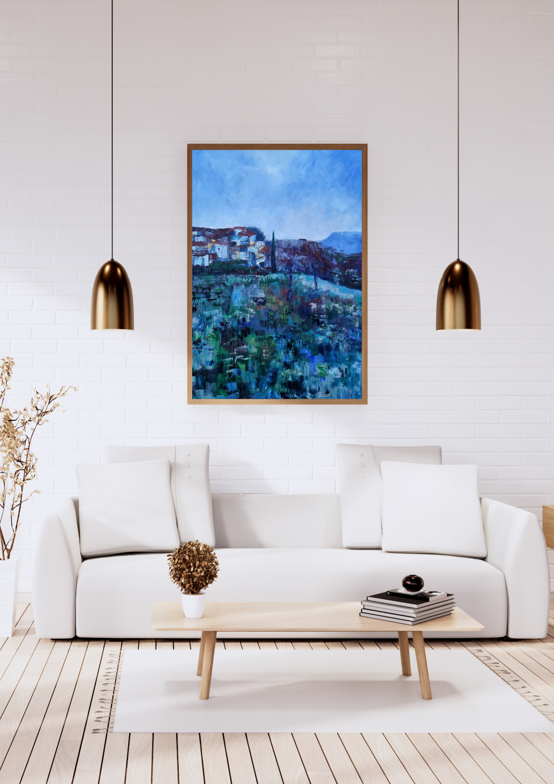 Blue Hour on Amiata.