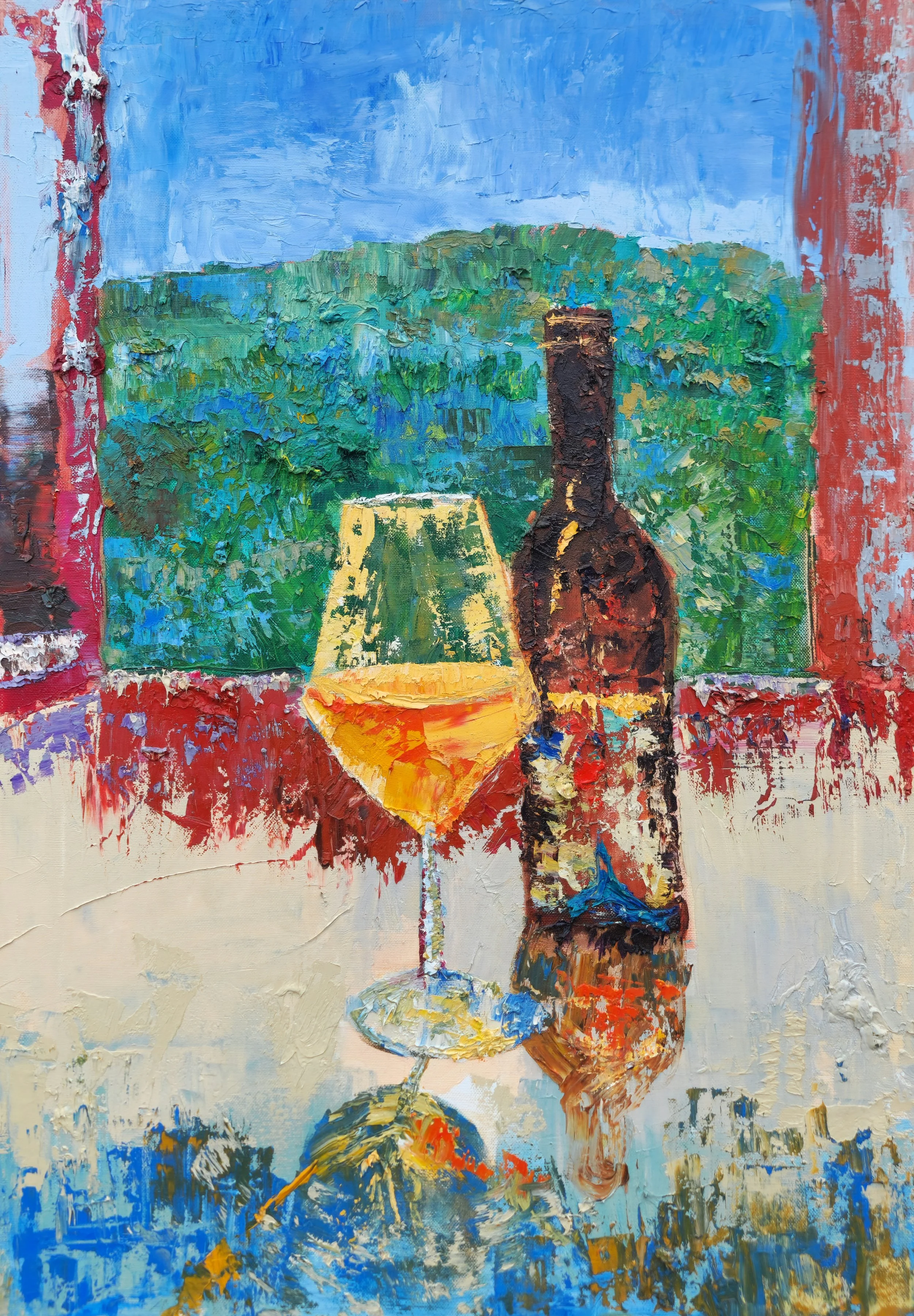 2025, Oil on canvas, 60 × 80 cm