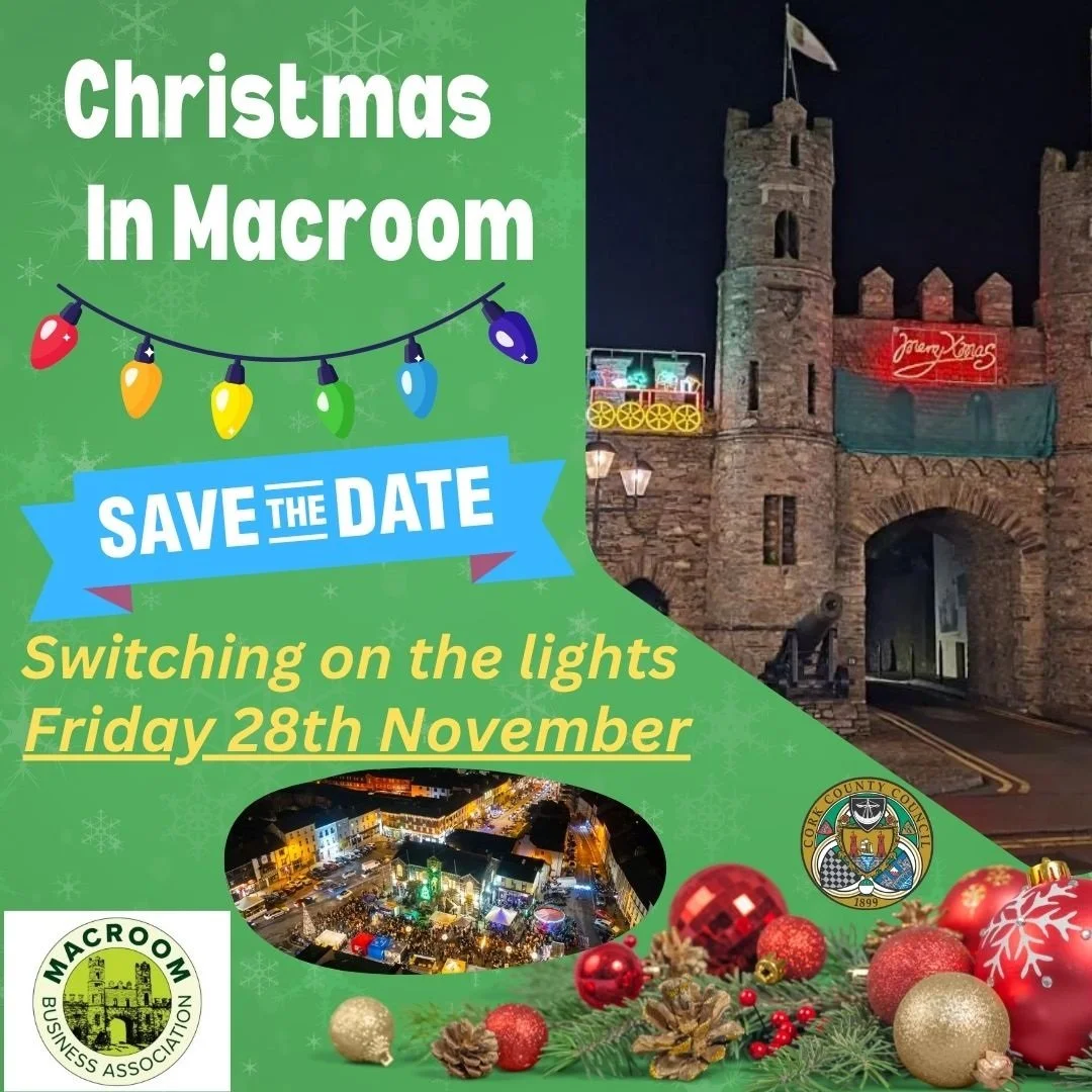 🎄✨ SAVE THE DATE!!! ✨🎄

We are delighted to announce that the Christmas lights will be switched on Friday 28th November! 🎄 

More exciting details to be announced so keep an eye on this page for more information and updates!!! 🎅🤶

@corkcountycou