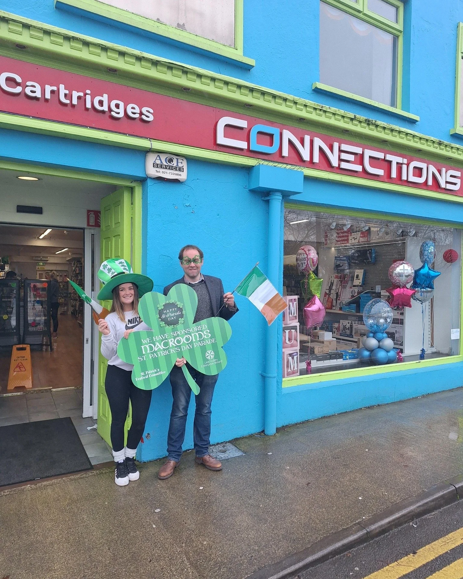 ☘️ Sponsor Spotlight ☘️ 

🌟Connections 🌟
Delighted to have this local business's support for the Macroom St. Patrick's Day Parade.
Please support the businesses that support us, our sponsors make it all possible. 
Go raibh m&iacute;le maith agaibh.