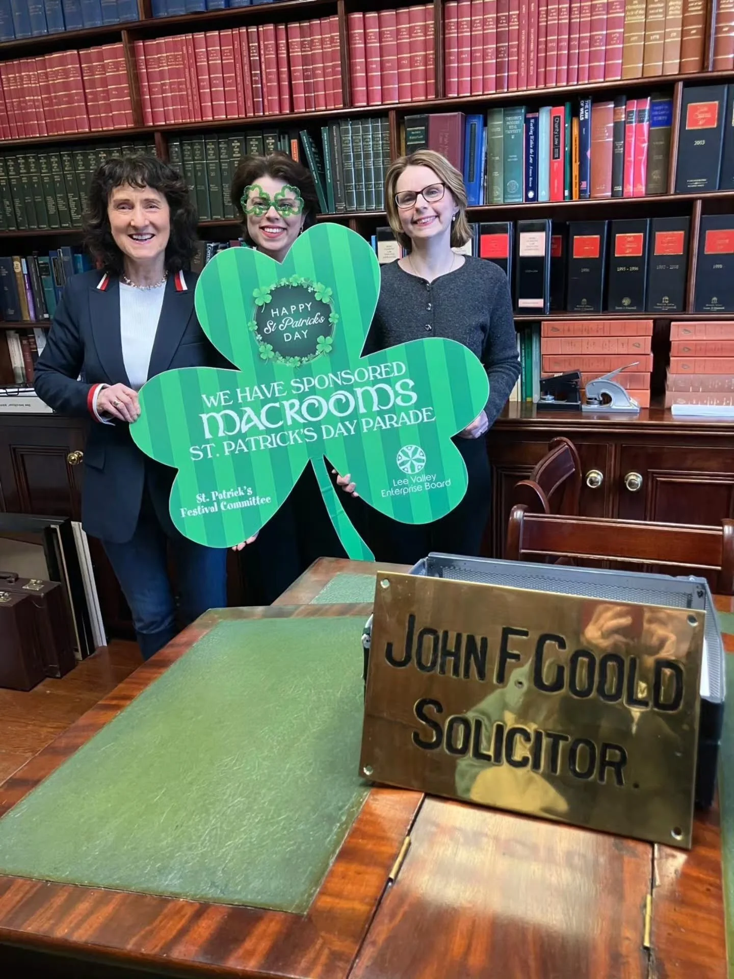 ☘️ Sponsor Spotlight ☘️ 

🌟J.F Goold &amp; Co. Solicitors🌟
Delighted to have this local business's support for the Macroom St. Patrick's Day Parade.
Please support the businesses that support us, our sponsors make it all possible. 
Go raibh m&iacut