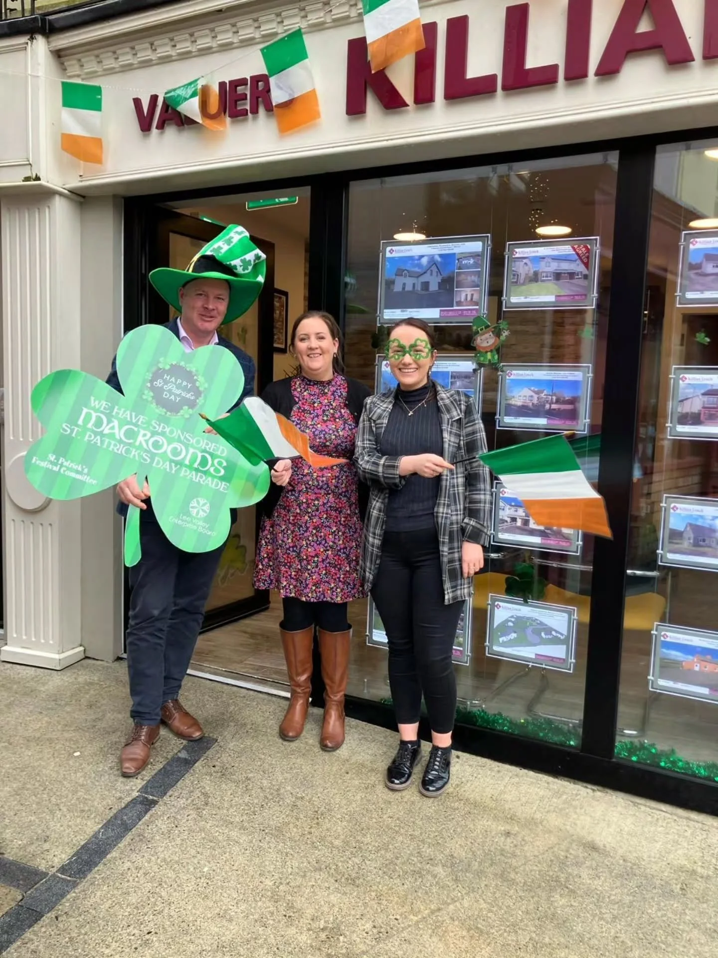 ☘️ Sponsor Spotlight ☘️ 

🌟Killian Lynch Auctioneers🌟
Delighted to have this local business's support for the Macroom St. Patrick's Day Parade.
Please support the businesses that support us, our sponsors make it all possible. 
Go raibh m&iacute;le 