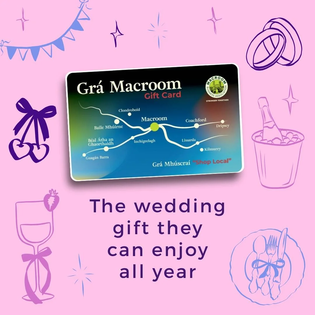 🎁 A Gr&agrave; Macroom Gift Card is the perfect wedding present to gift 🎁

💍 Whether it's date night  in one of their favorite restaurants or something else that takes their fancy, a Gr&agrave; Macroom gift card is the perfect wedding gift. 💍

It
