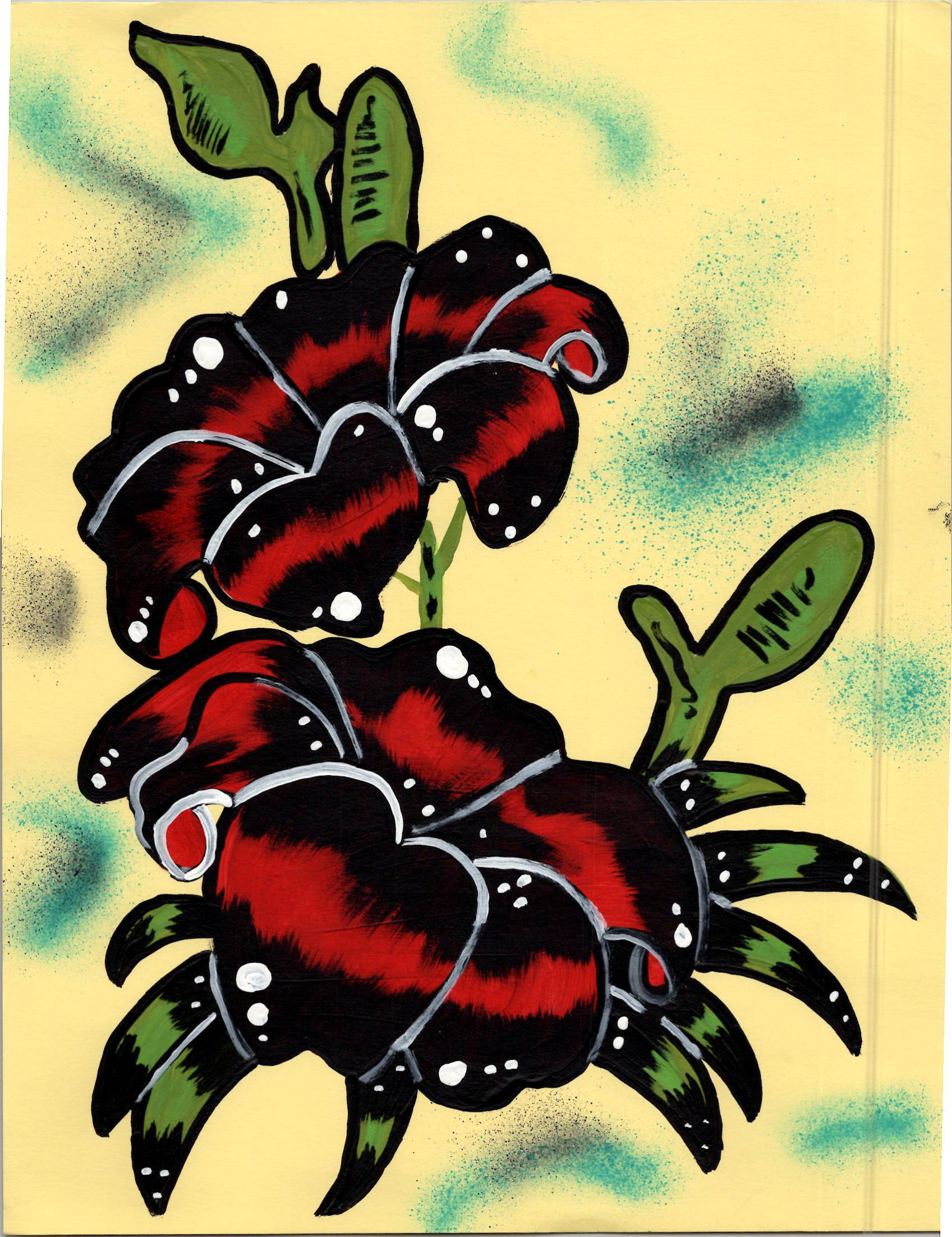 Brodi Springs Lillie Flower Red