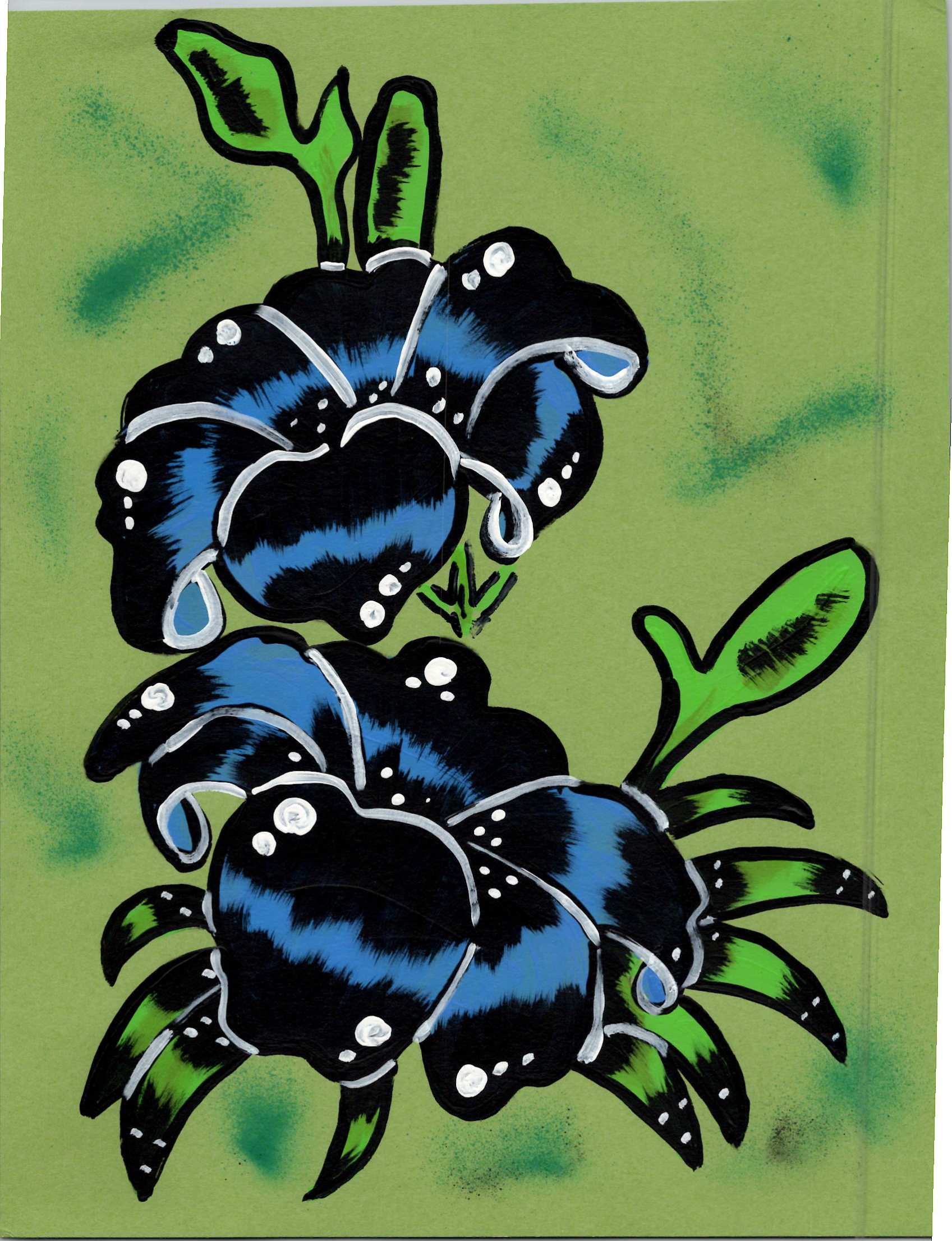 Brodi Springs Lillie Flower Blue