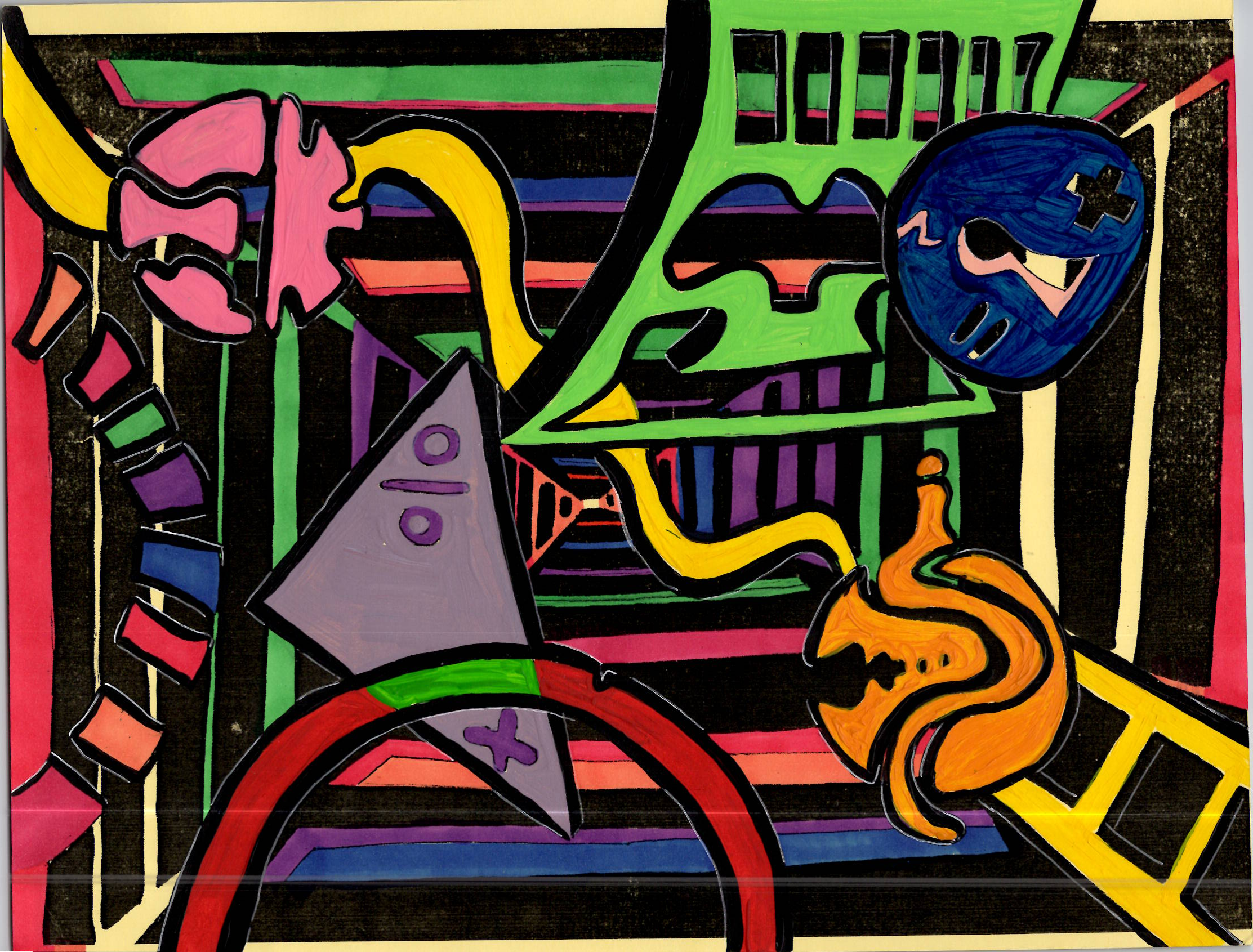 Brodi Springs 4th Dimension Pride painting