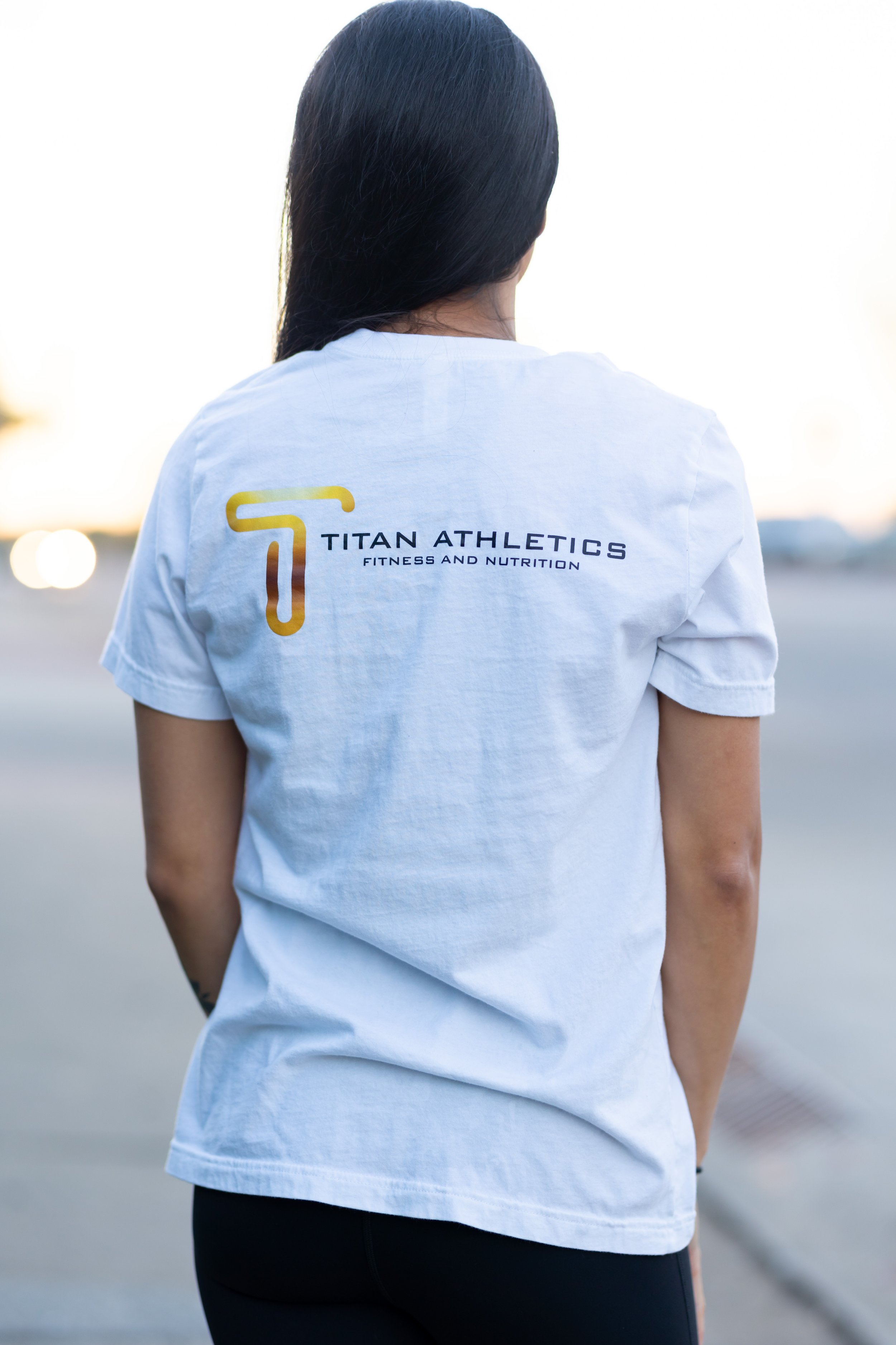 White TitanAthletics T-shirt