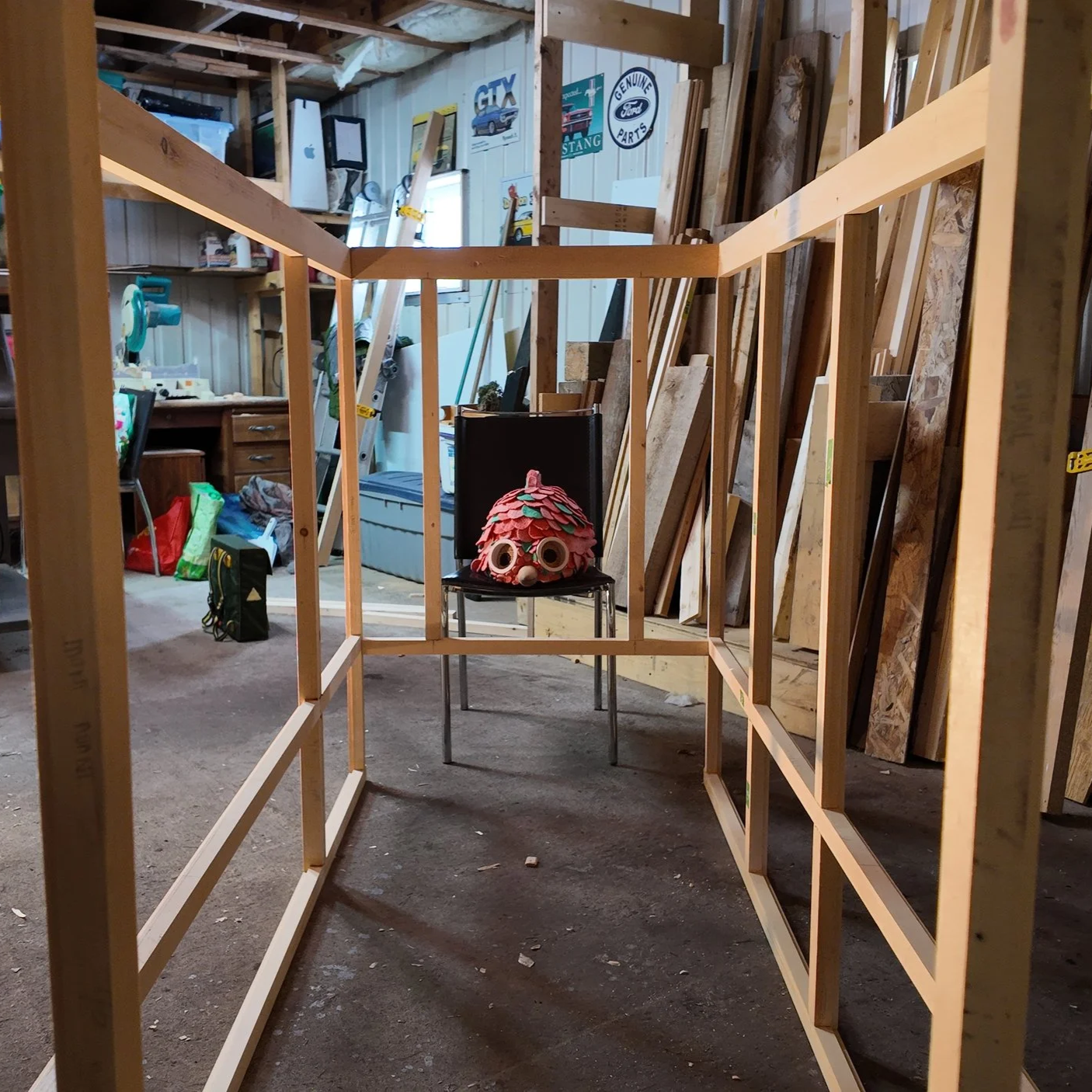 Ma petite roulotte prend forme. 