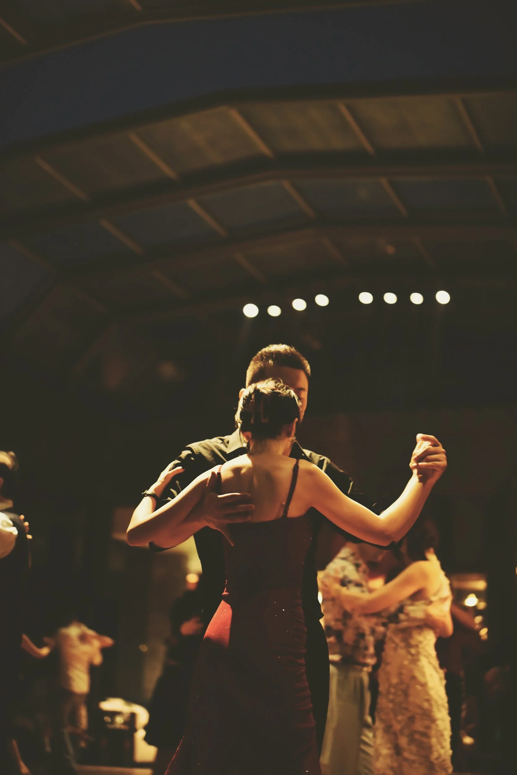 a couple dances at a singles dance event