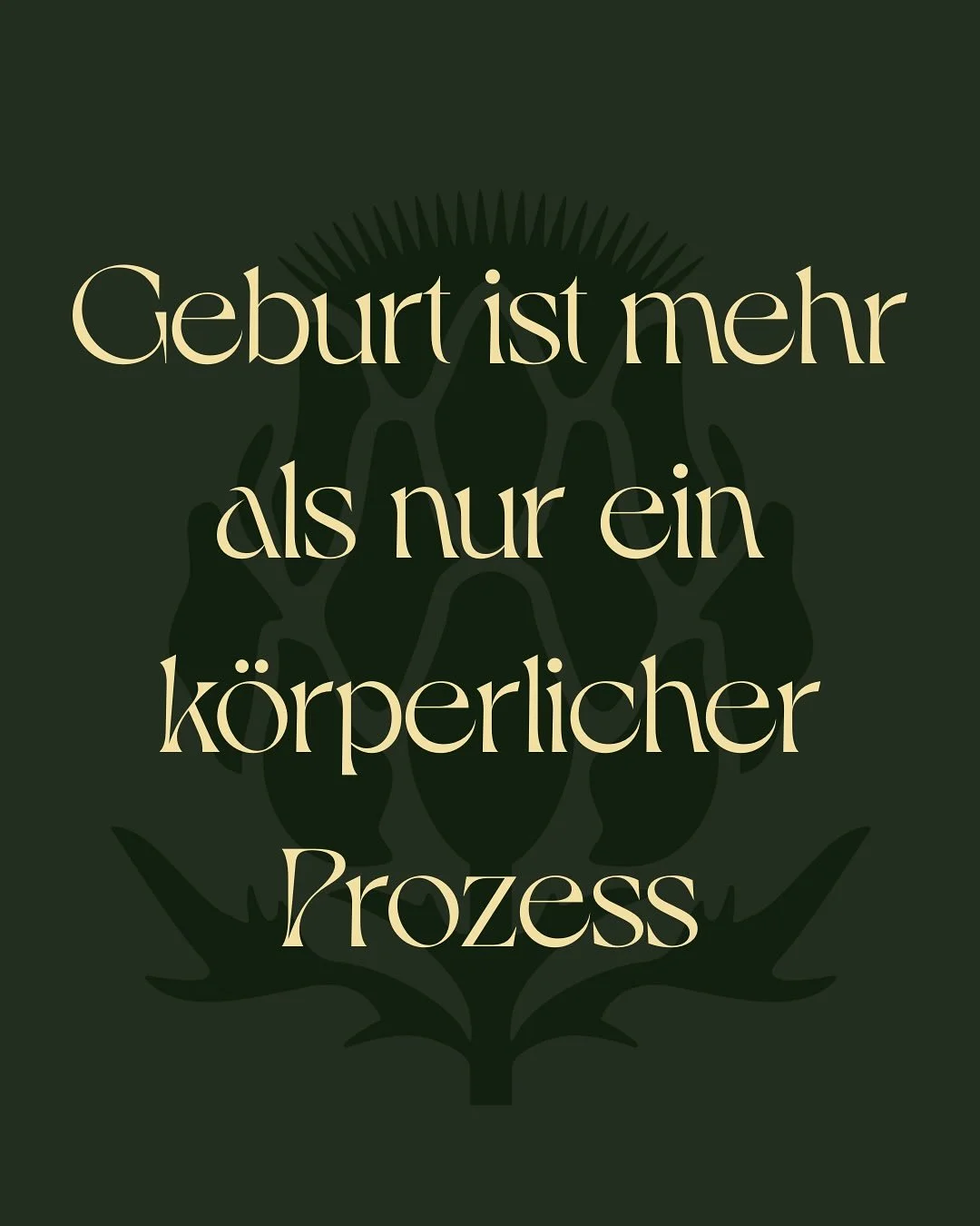 Geburt ist mehr als nur ein körperlicher Prozess – glaub mir, ich habe es selber erlebt.
Sie ist Bewegung, Kraft, Hingabe und Hormone.
Aber sie ist auch auch: Gedanken, Gefühle, Liebe, Vertrauen.
Und darüber hinaus kann Geburt ei