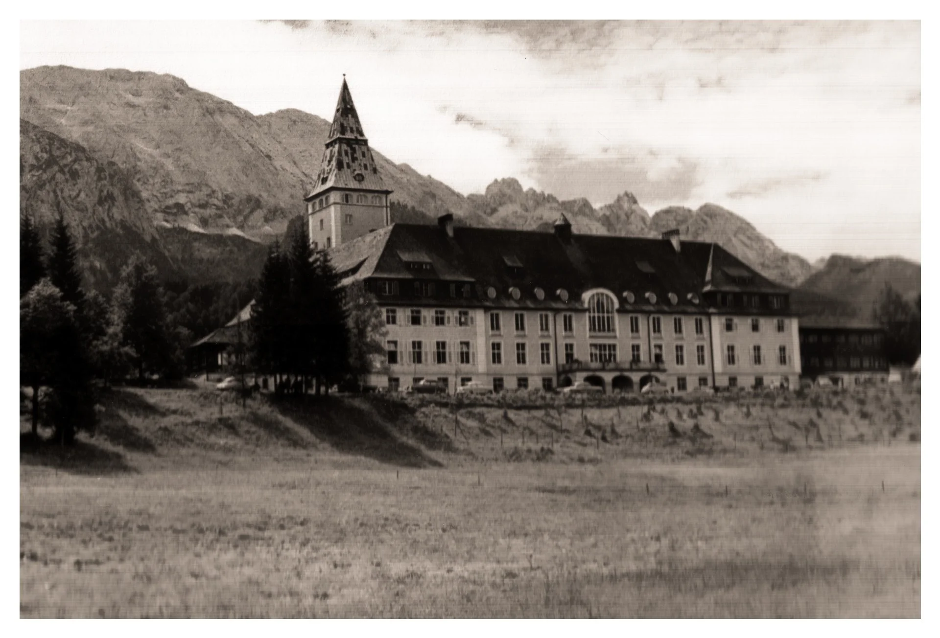 Schloss Elmau - vor dem Brand