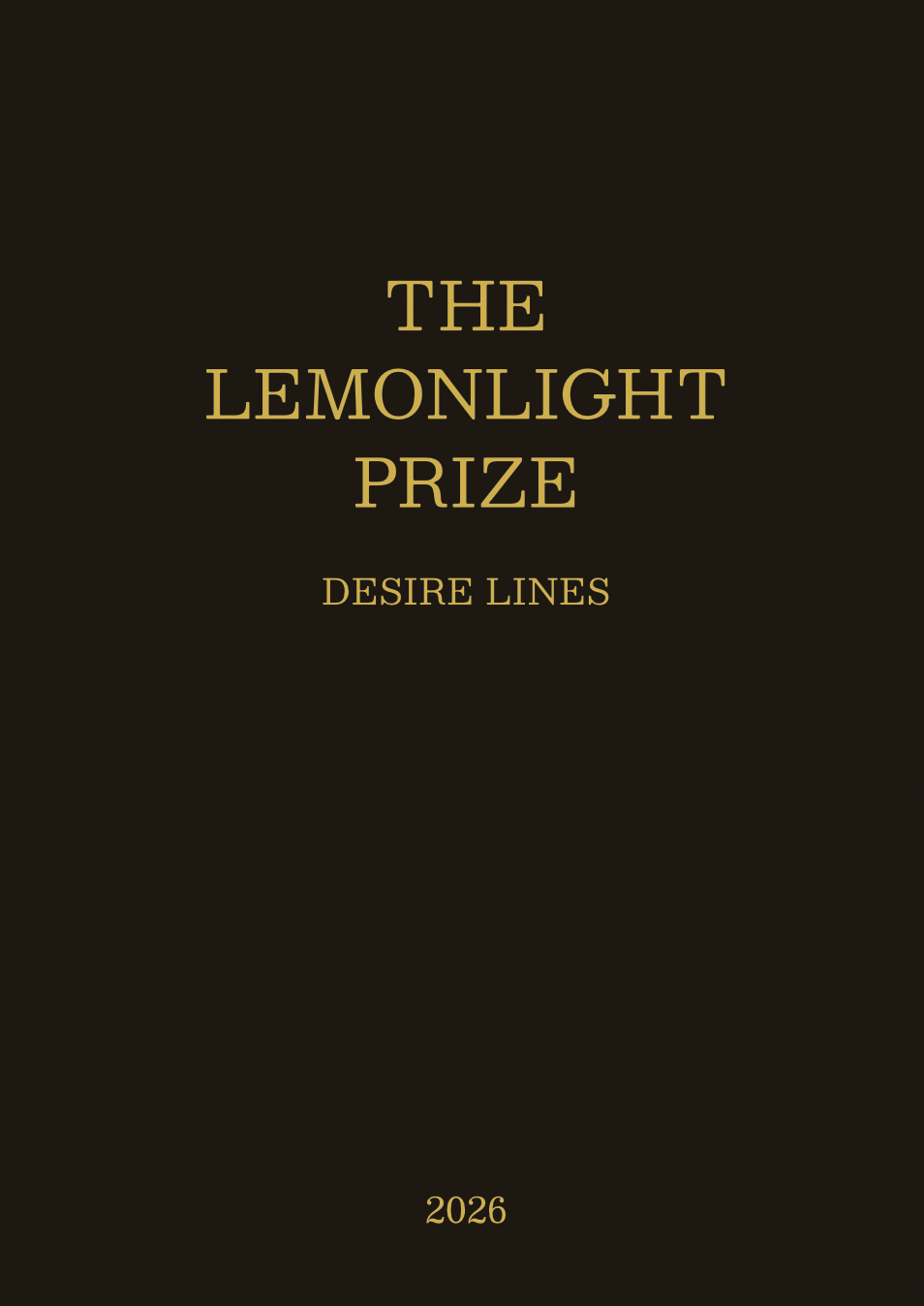 The LemonLight Prize 2026 Anthology