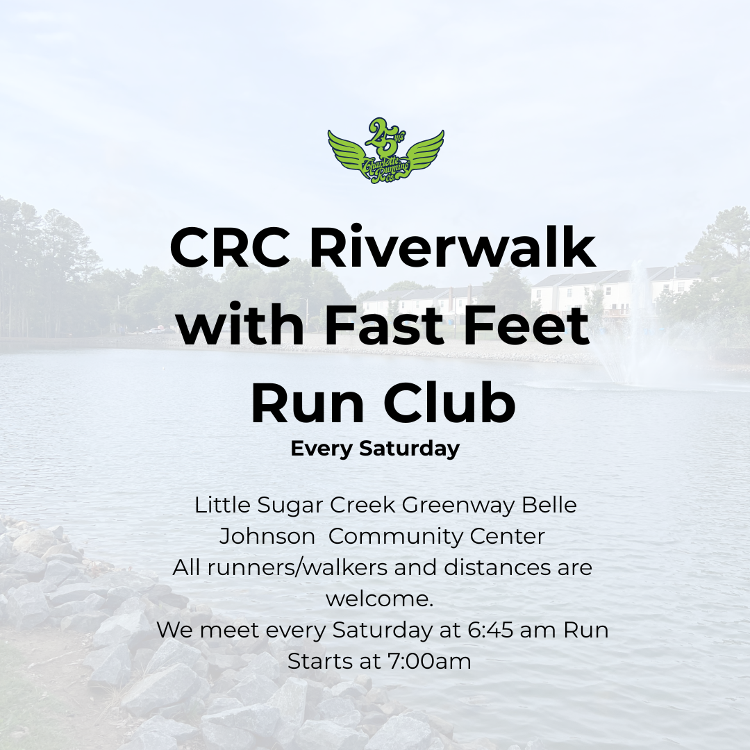 CRC Riverwalk Group Run with Fast Feet Run Club