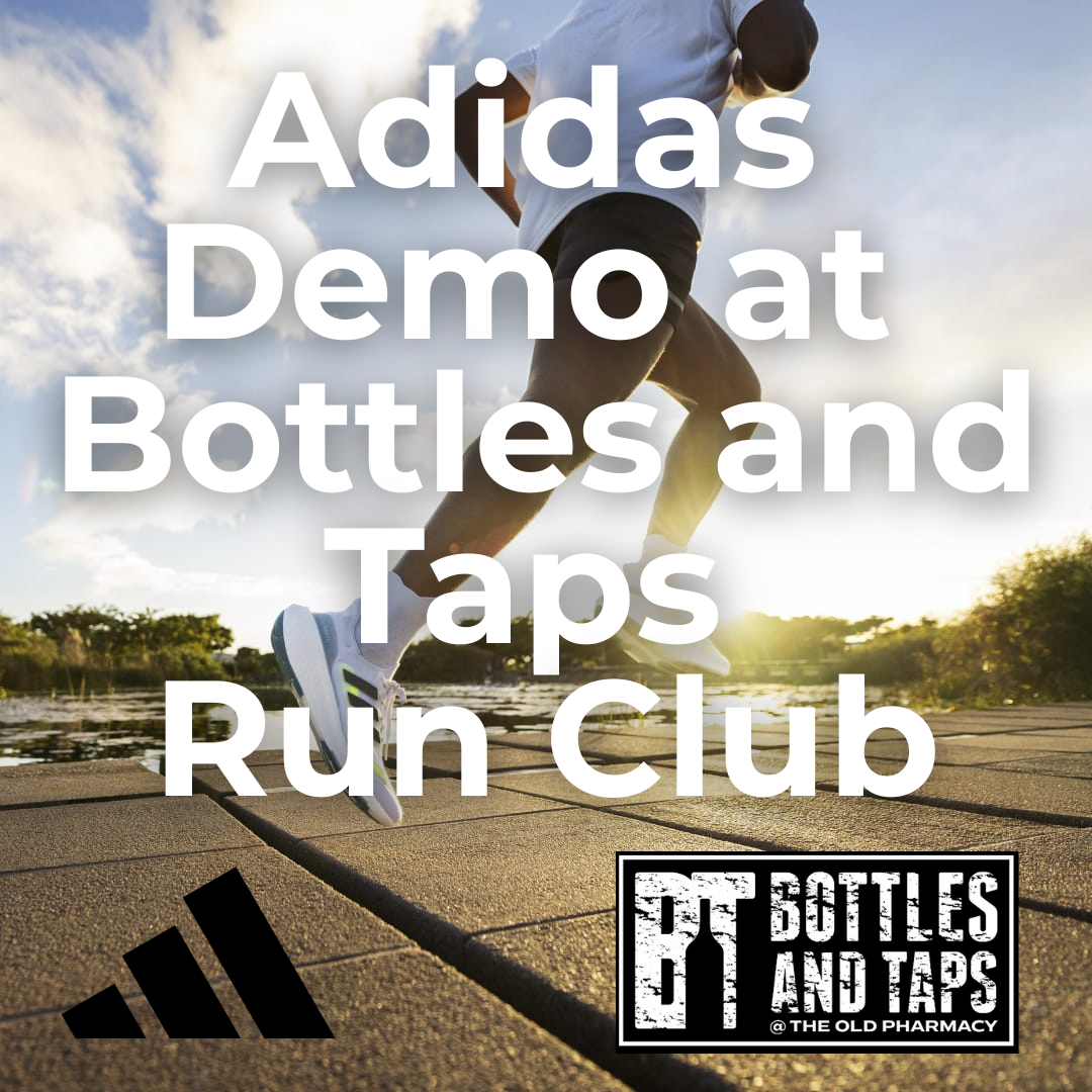 bottles and taps run club with CRC + Adidas